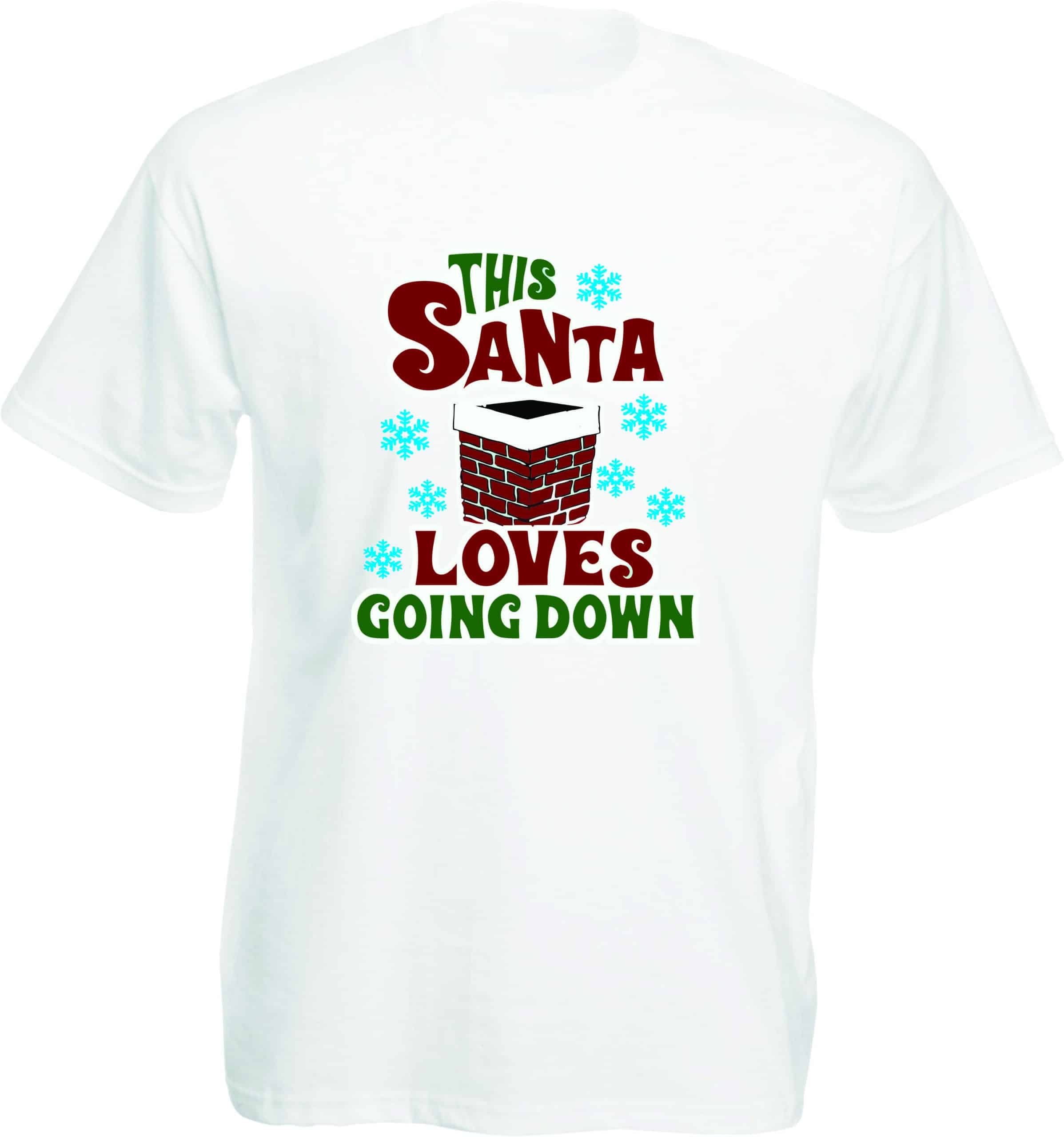 Santa Loves Going Down T-Shirt - Image 7