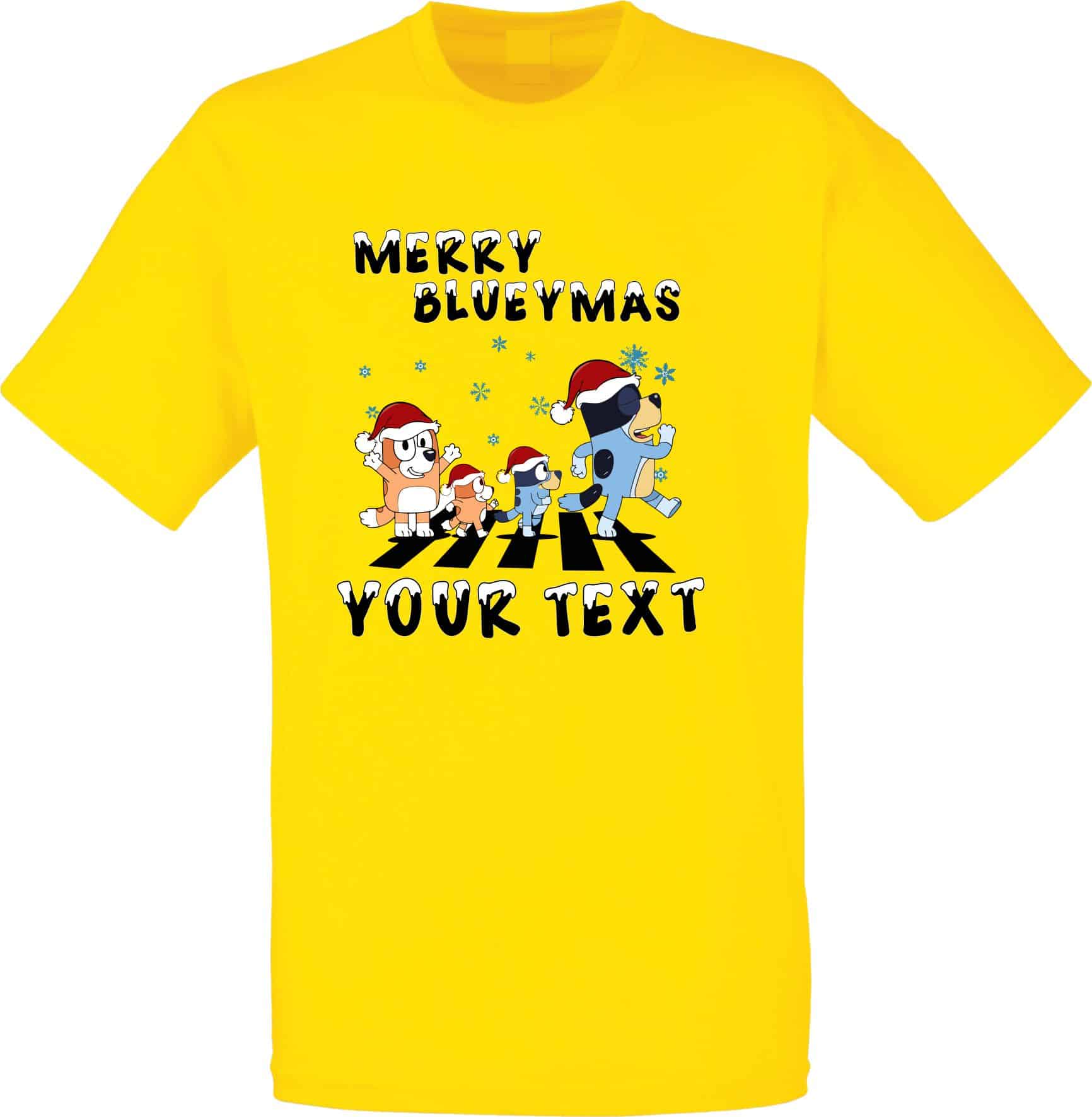 Personalised Blueymas Christmas T-Shirt - Image 8