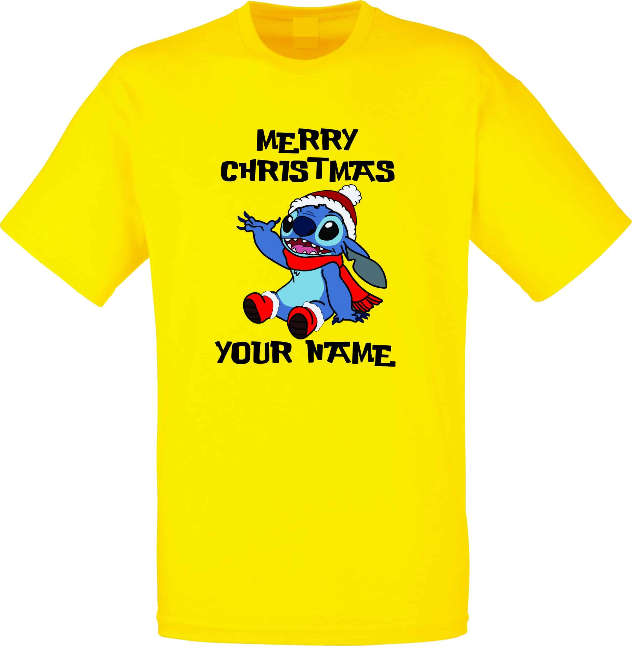 Personalised Stitch Christmas T-Shirt - Image 6