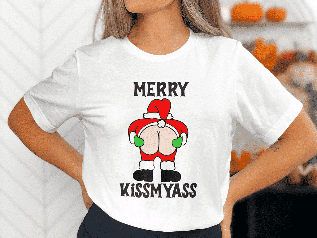 Merry Kiss My A Christmas Shirt