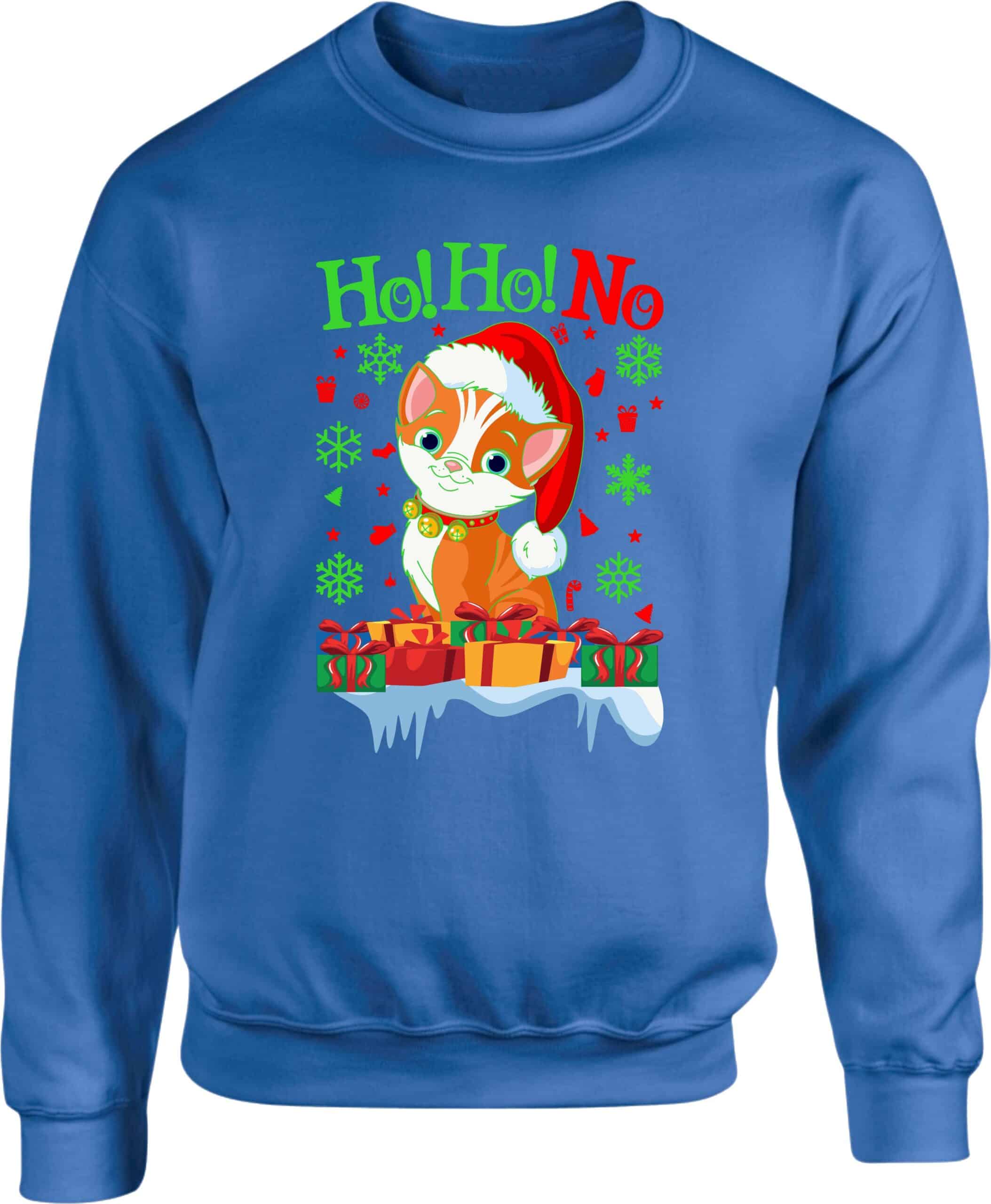 Funny Cat Christmas Jumper - Image 5