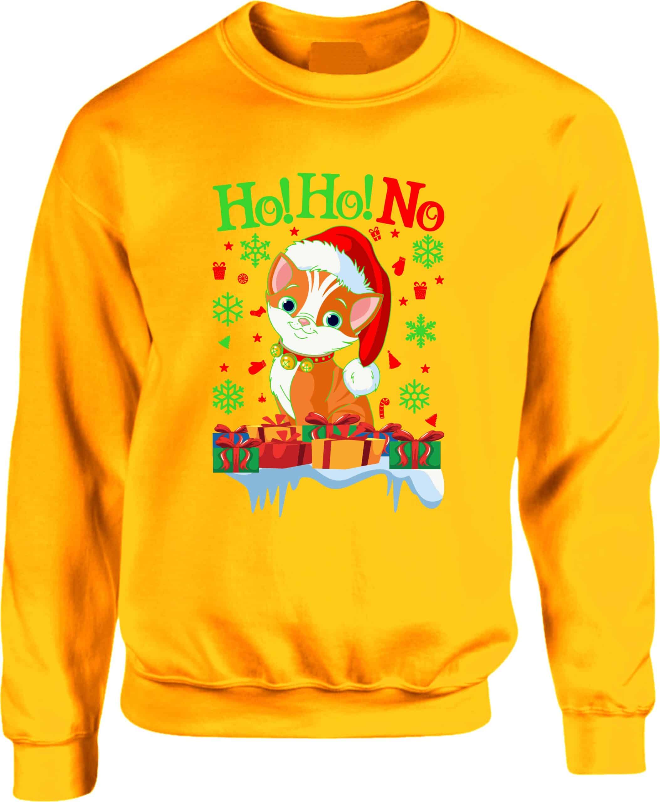 Funny Cat Christmas Jumper - Image 7