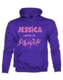 Name Personalised Girls Hoodie