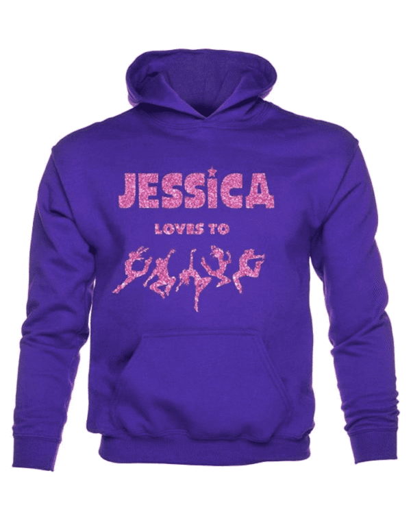 Name Personalised Girls Hoodie