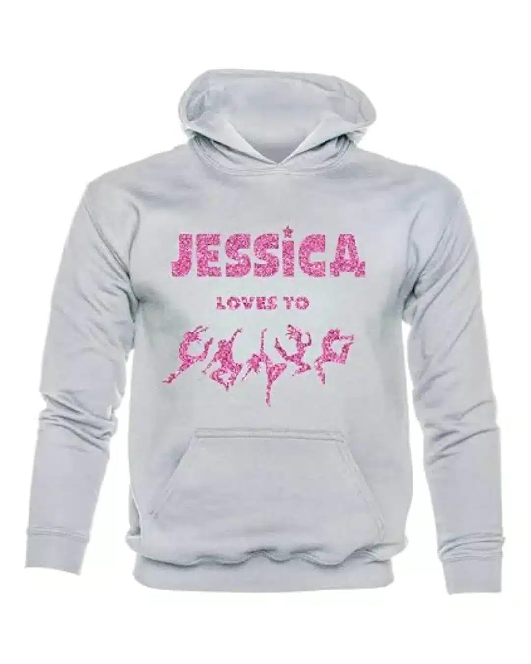 Name Personalised Girls Hoodie - Image 4