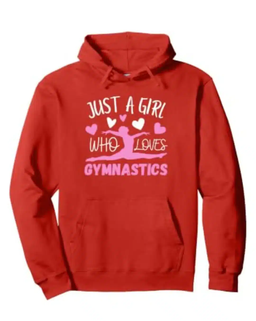 Funny Gymnastics Girls' Pullover Hoodie - Image 3