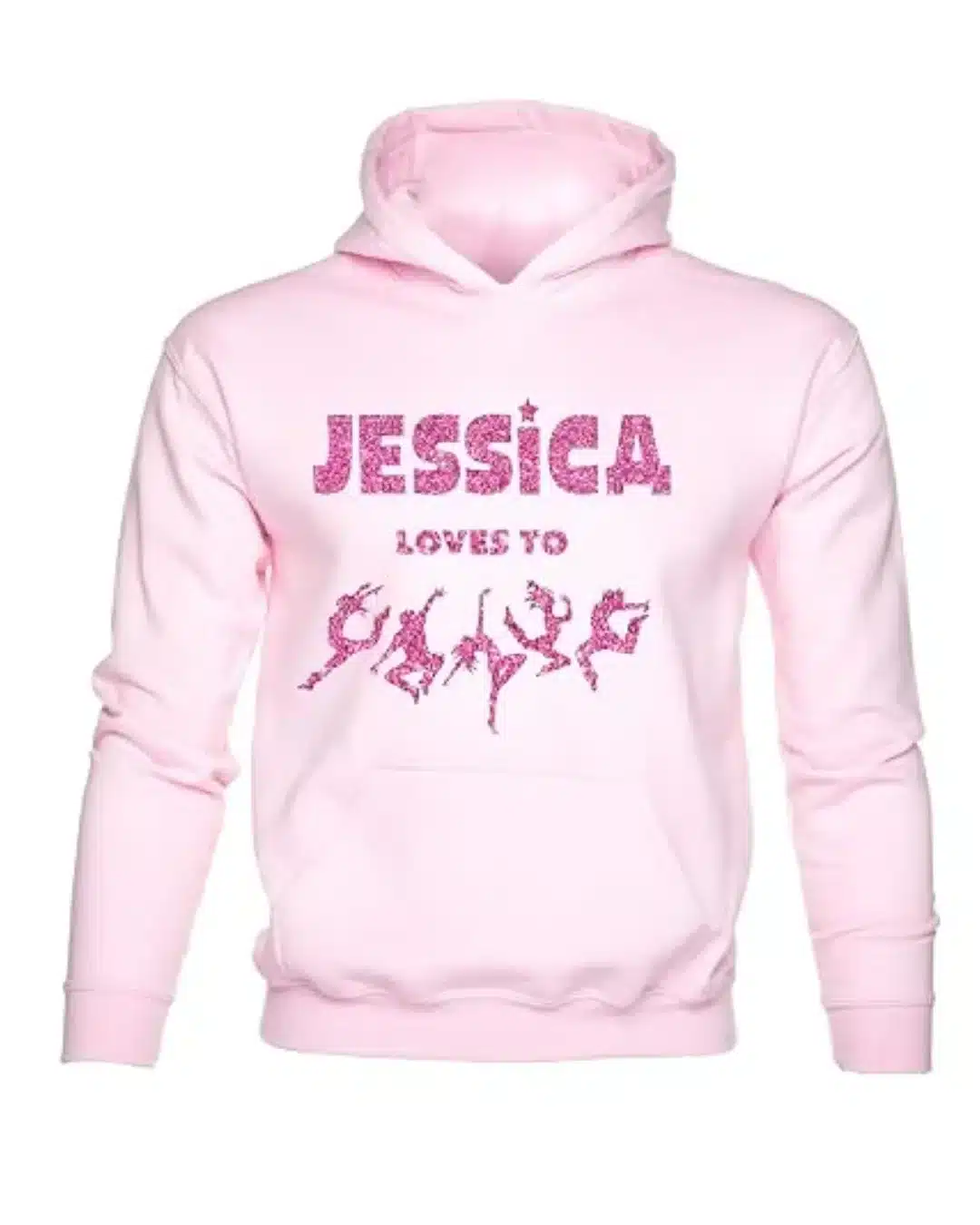 Name Personalised Girls Hoodie - Image 3