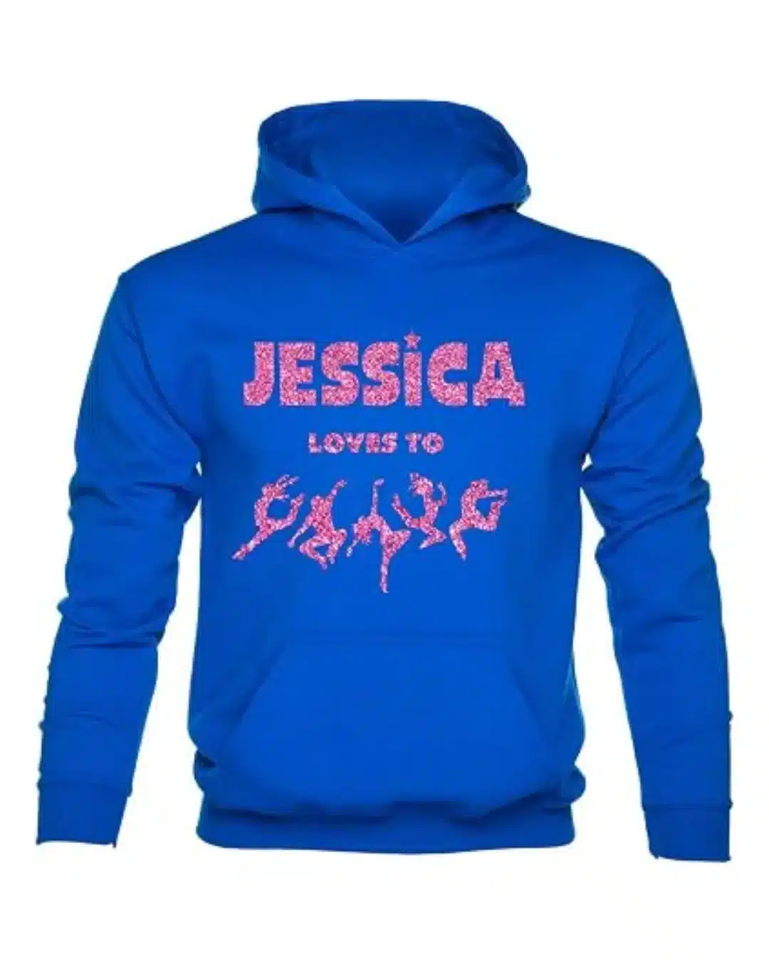 Name Personalised Girls Hoodie - Image 2