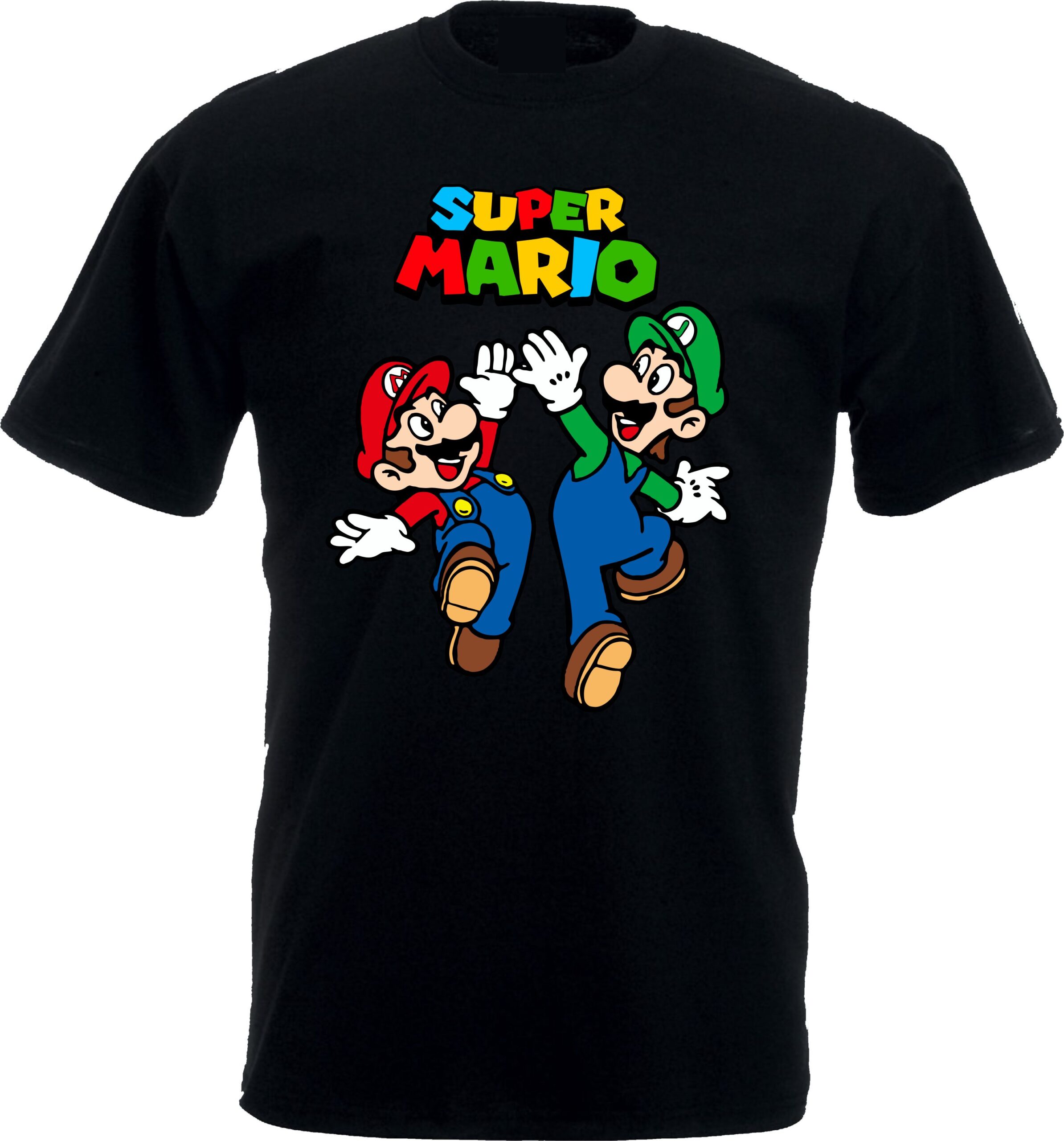 Super Mario & Luigi Retro Graphic T-Shirt - Image 2