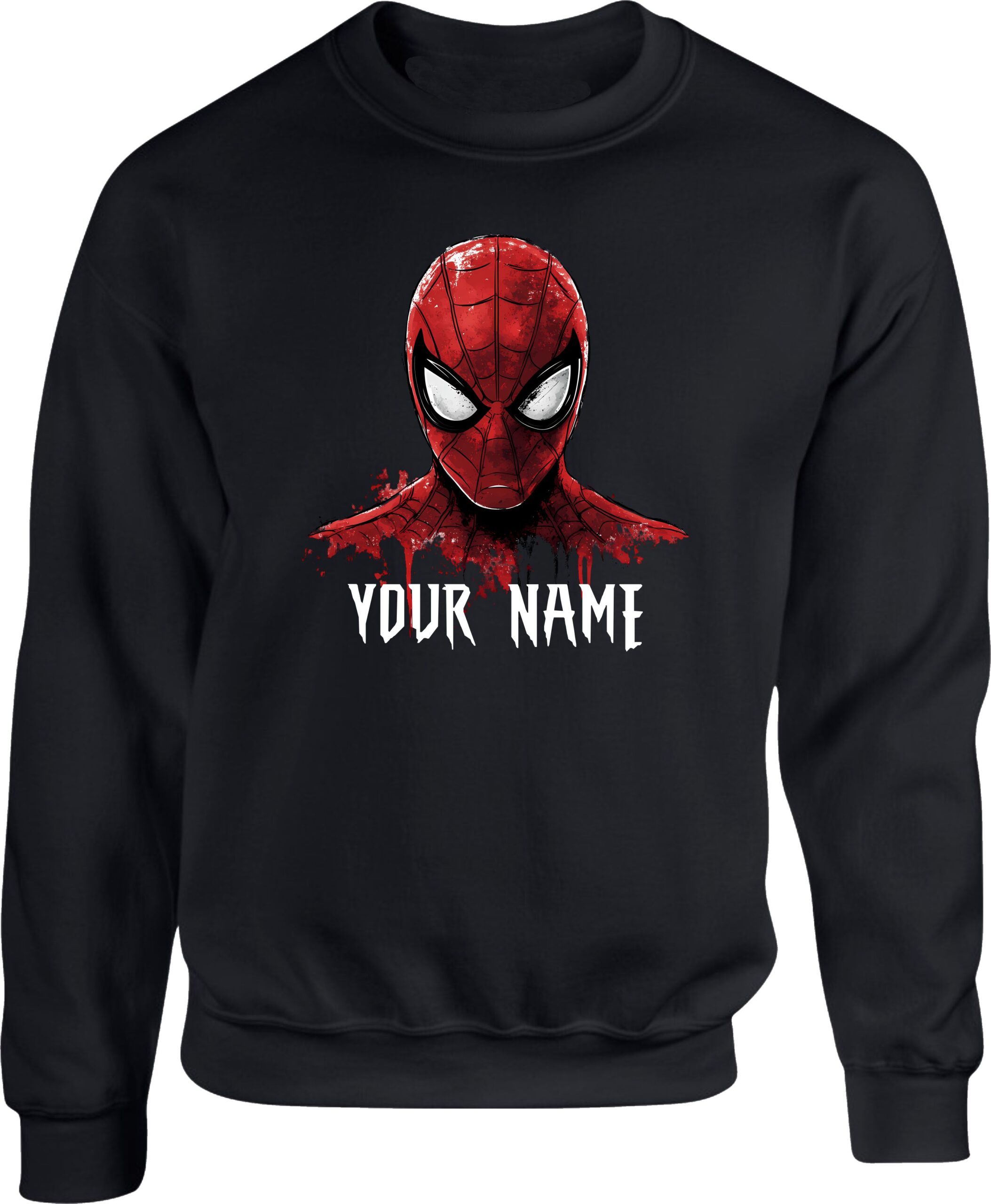 Spider-Man Custom Name Unisex Sweatshirt - Image 2