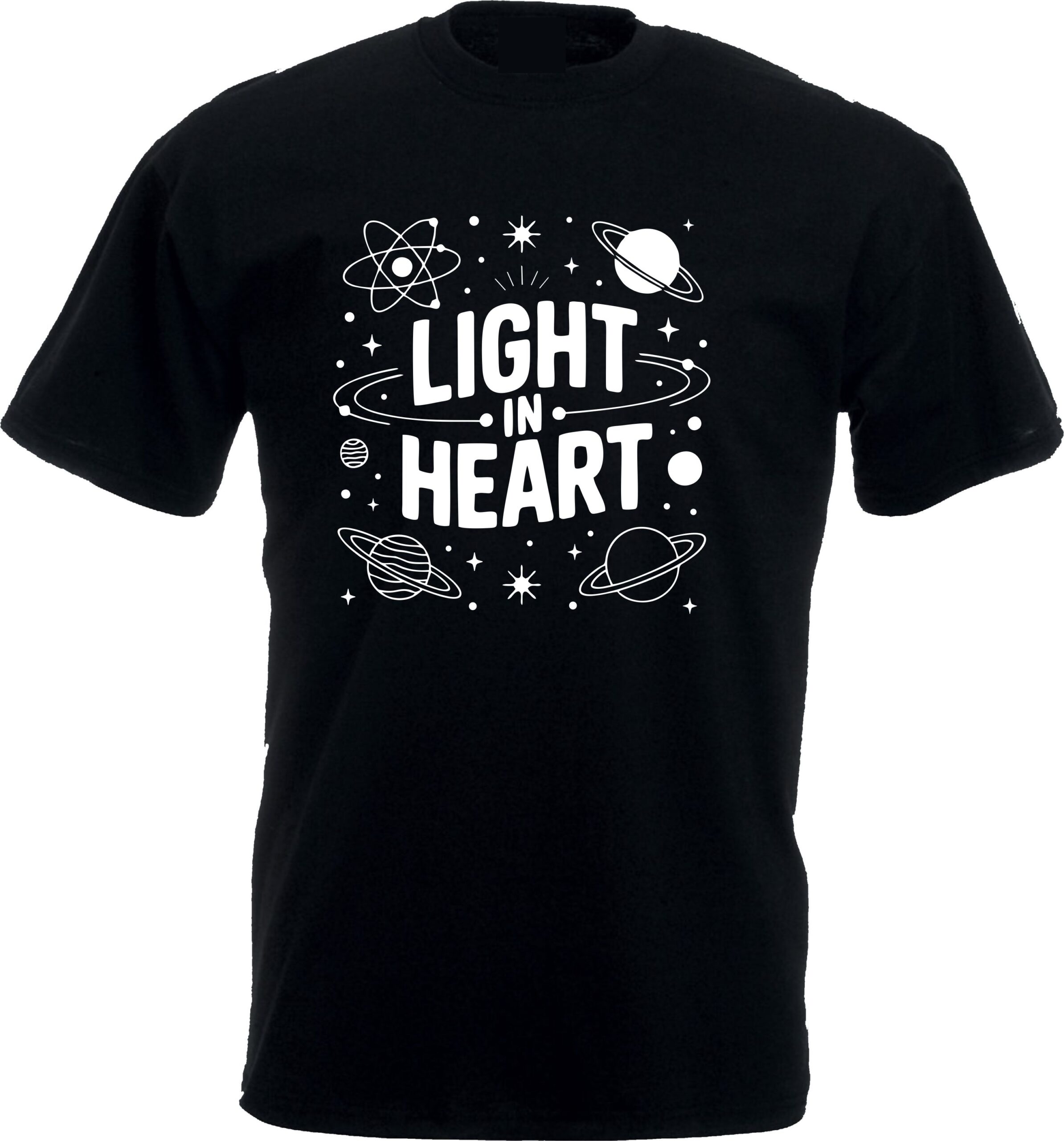 Light in Heart Space Doodle T-Shirt - Image 2