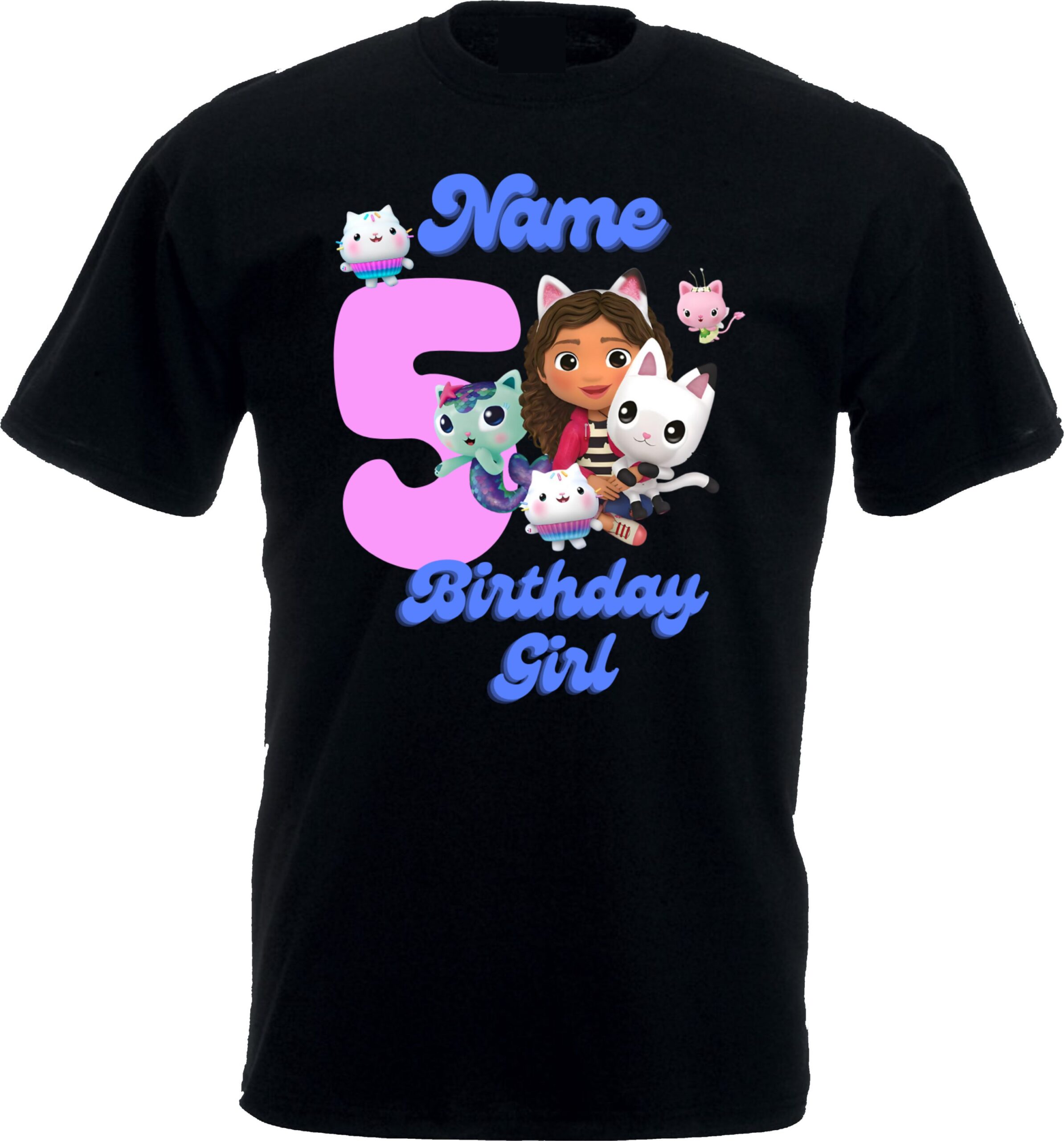 My Birthday Personalized Kitty T-Shirt - Image 2