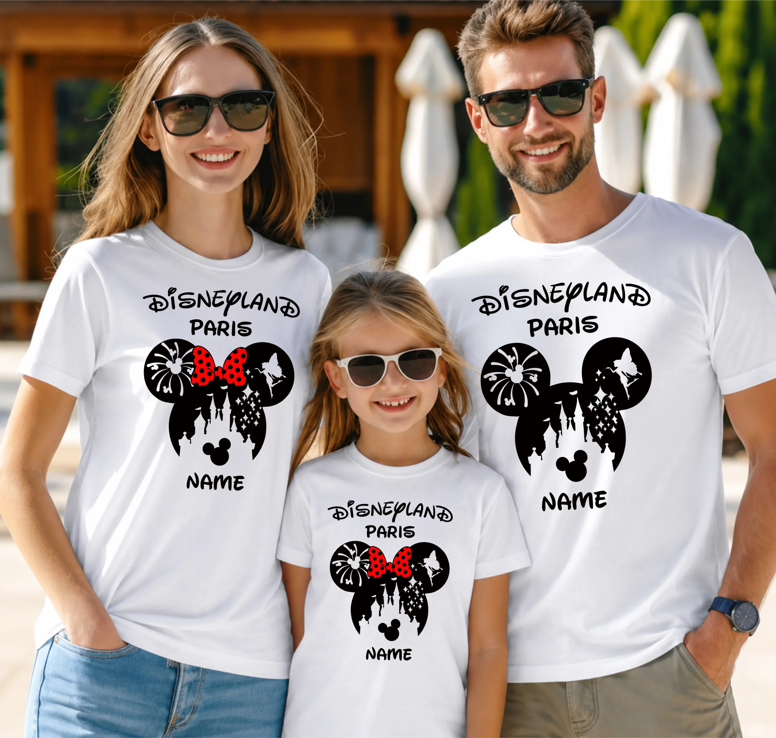 Personalized Disney Paris Family T-Shirts