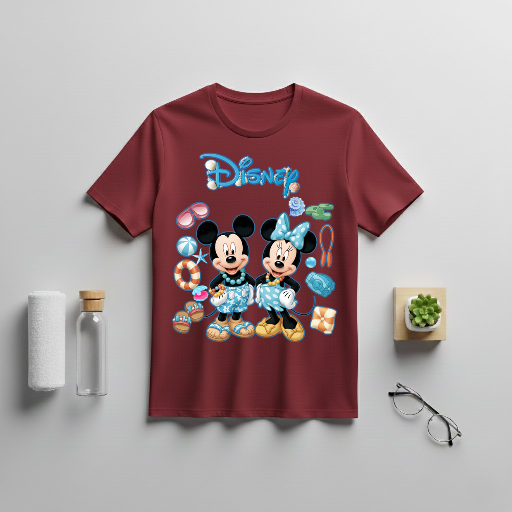 Mickey And Minnie Beach Vacation T-Shirt - Image 5