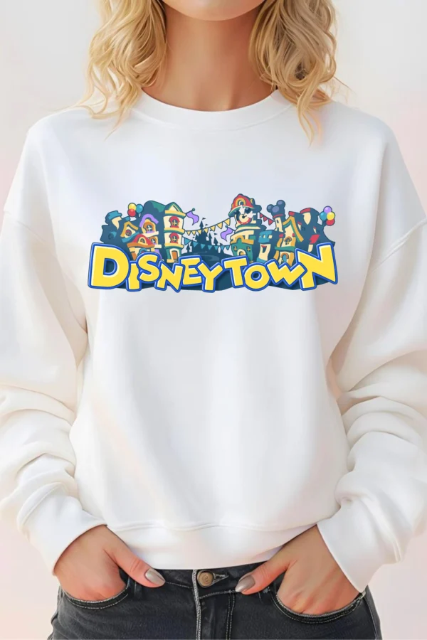 Disney Town Retro Graphic Sweatshirt