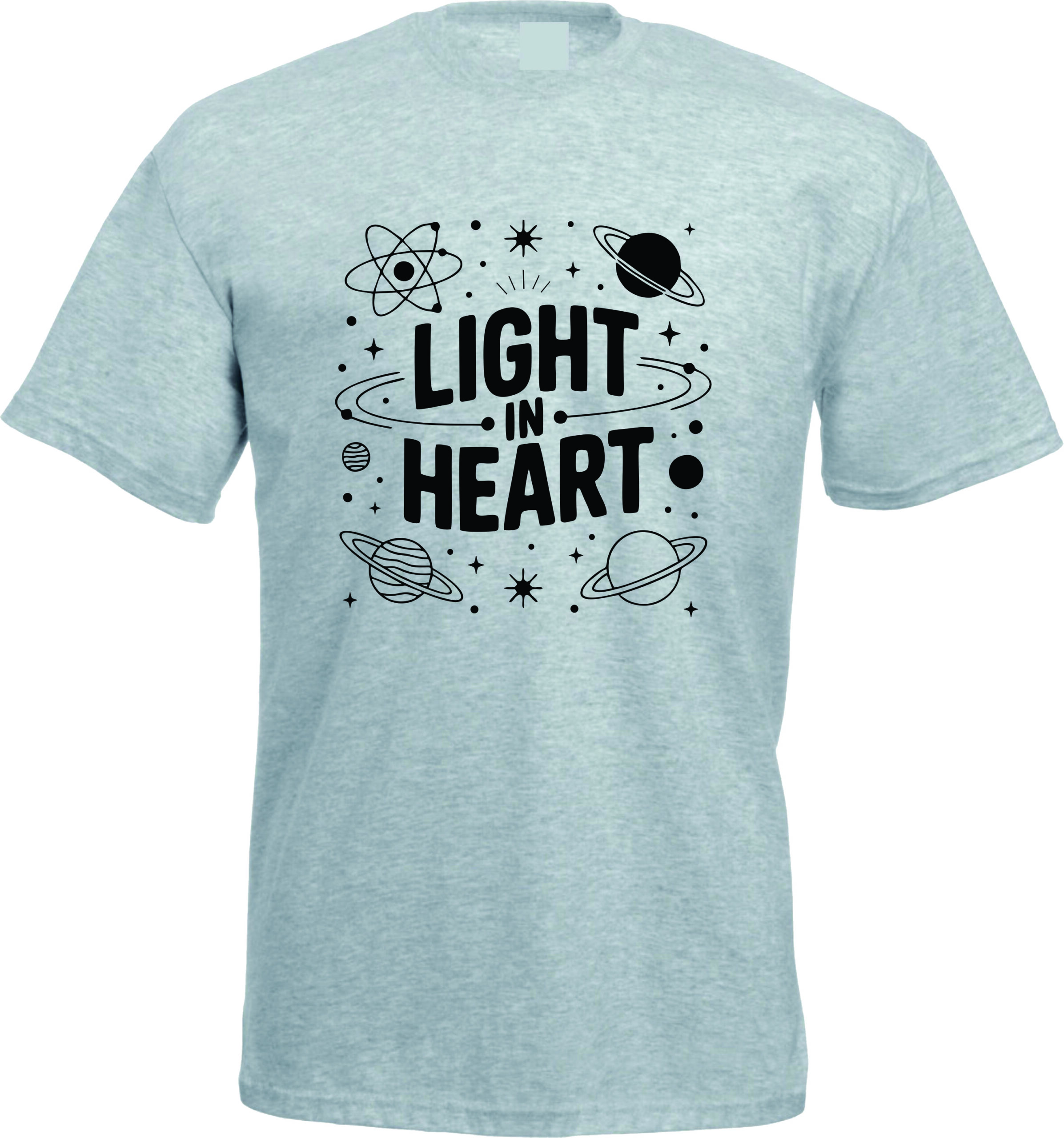 Light in Heart Space Doodle T-Shirt - Image 3