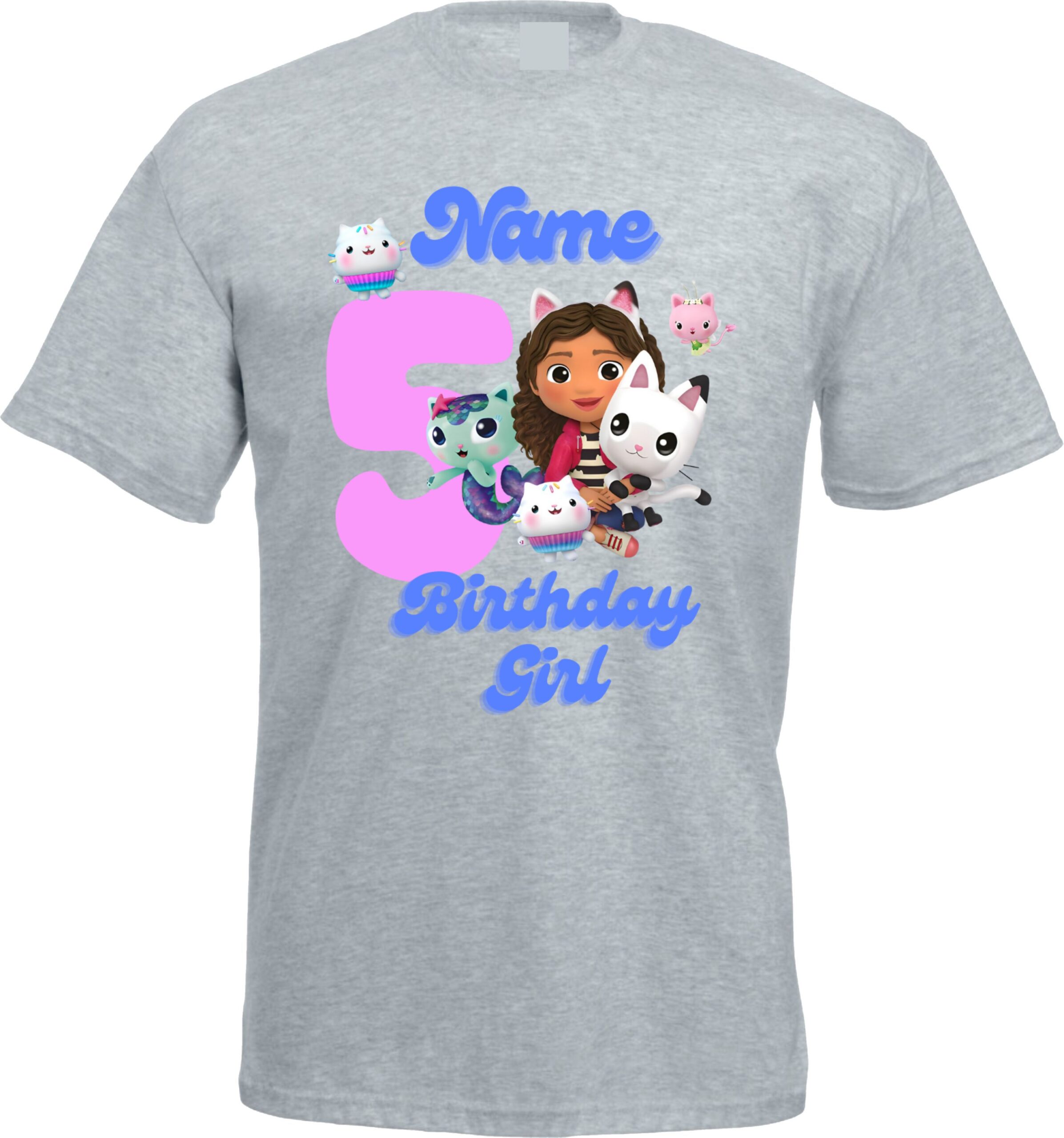 My Birthday Personalized Kitty T-Shirt - Image 3
