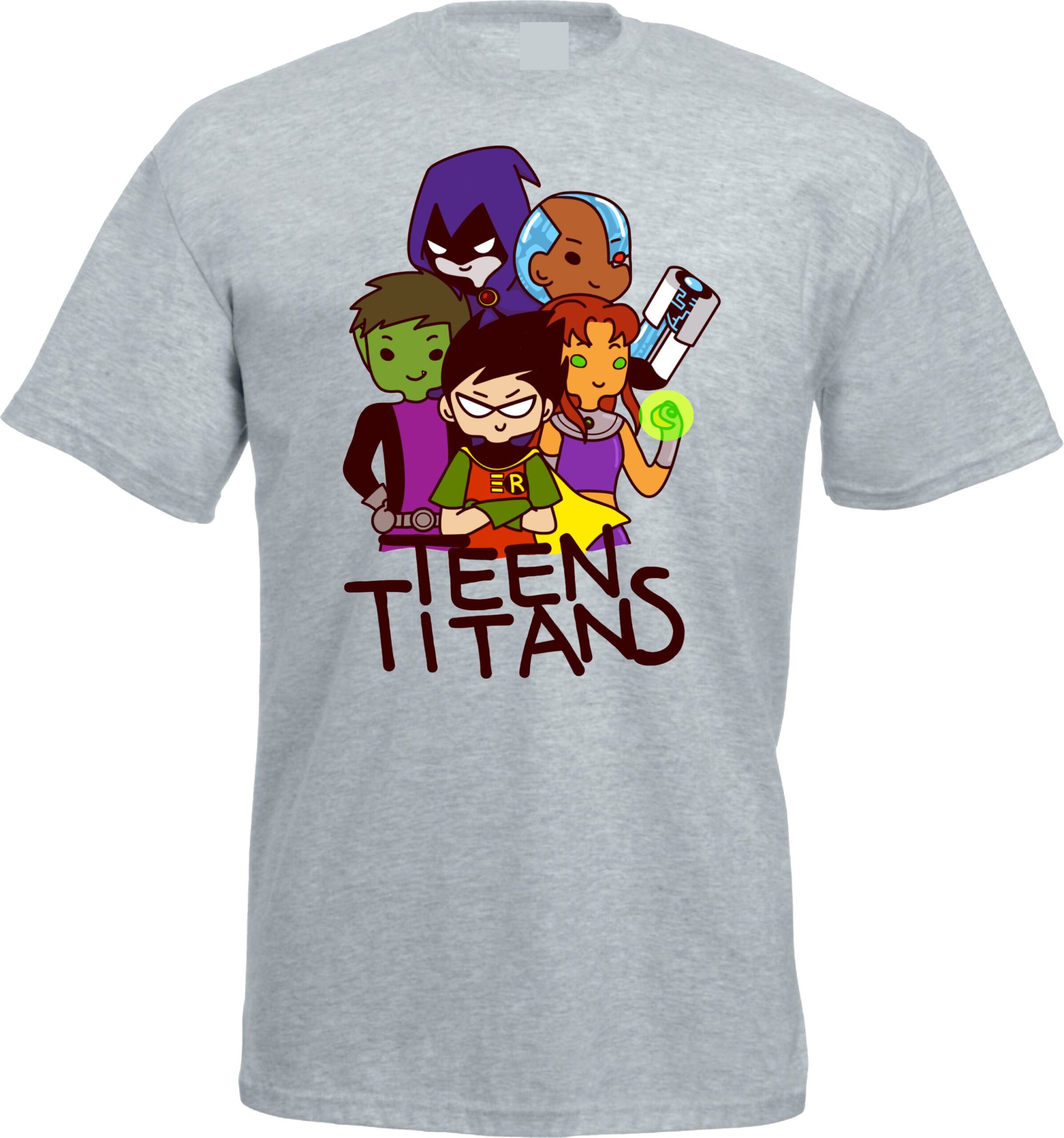Teen Titans Chibi Squad Graphic T-Shirt - Image 2