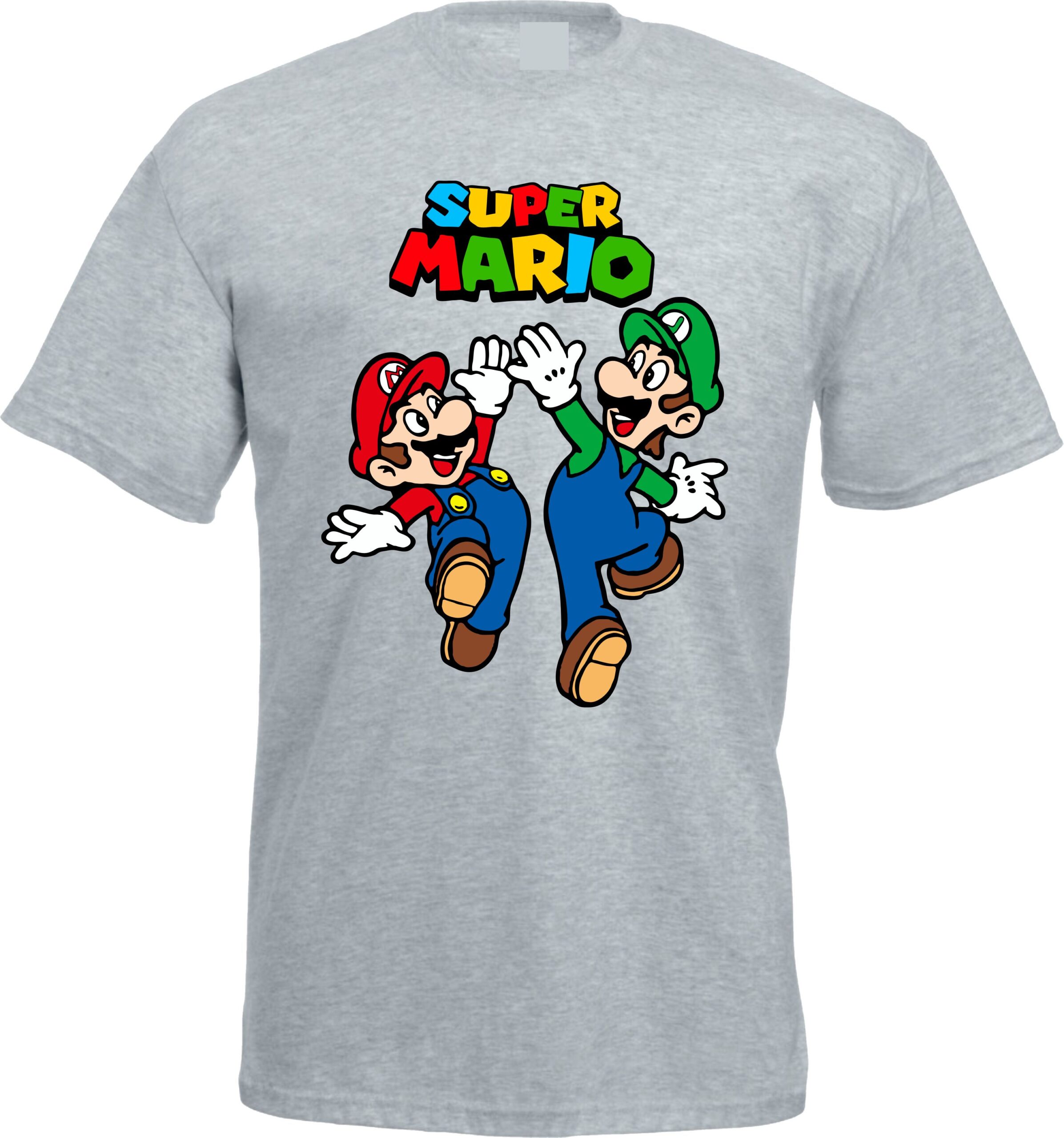 Super Mario & Luigi Retro Graphic T-Shirt - Image 3