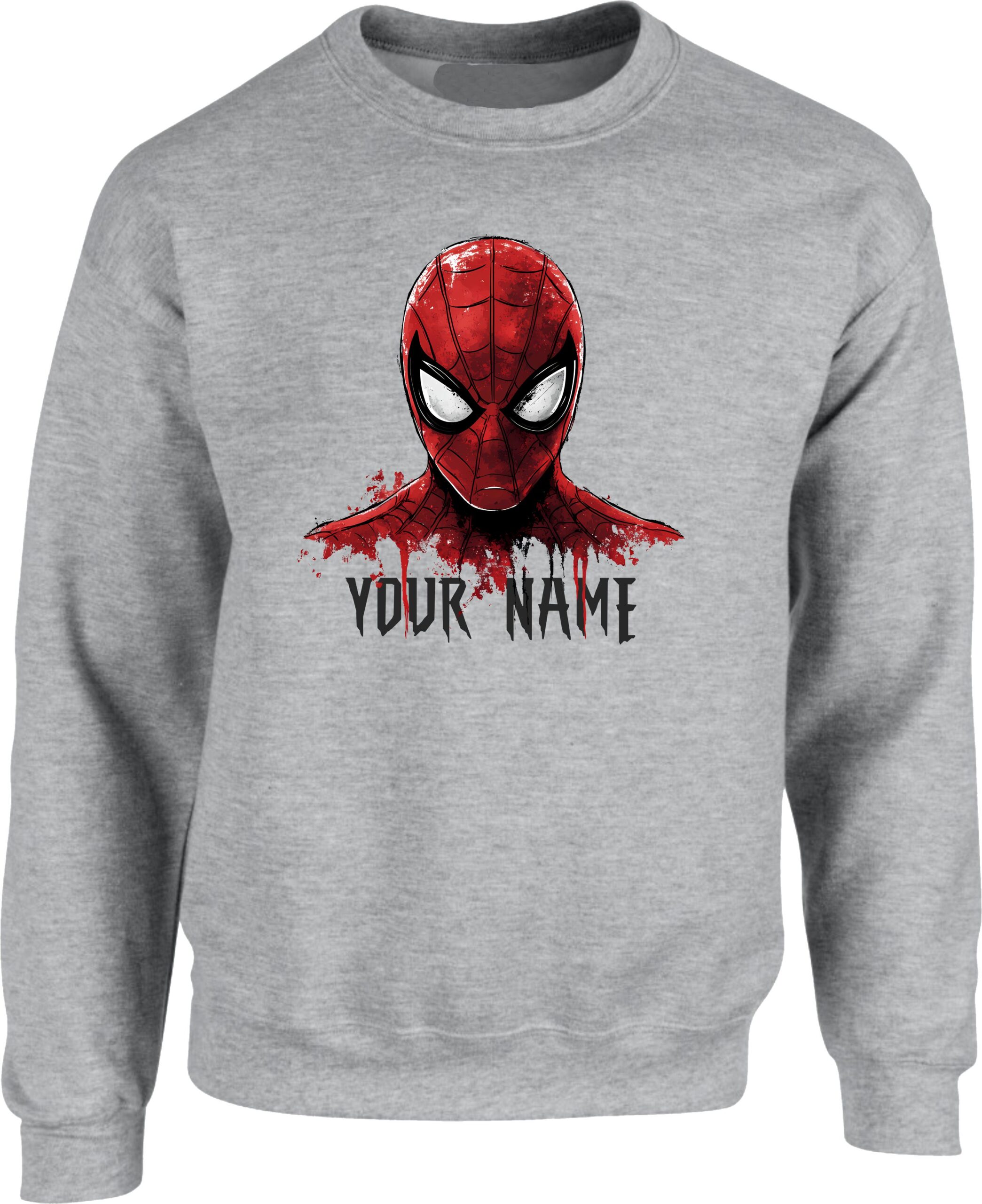 Spider-Man Custom Name Unisex Sweatshirt - Image 3