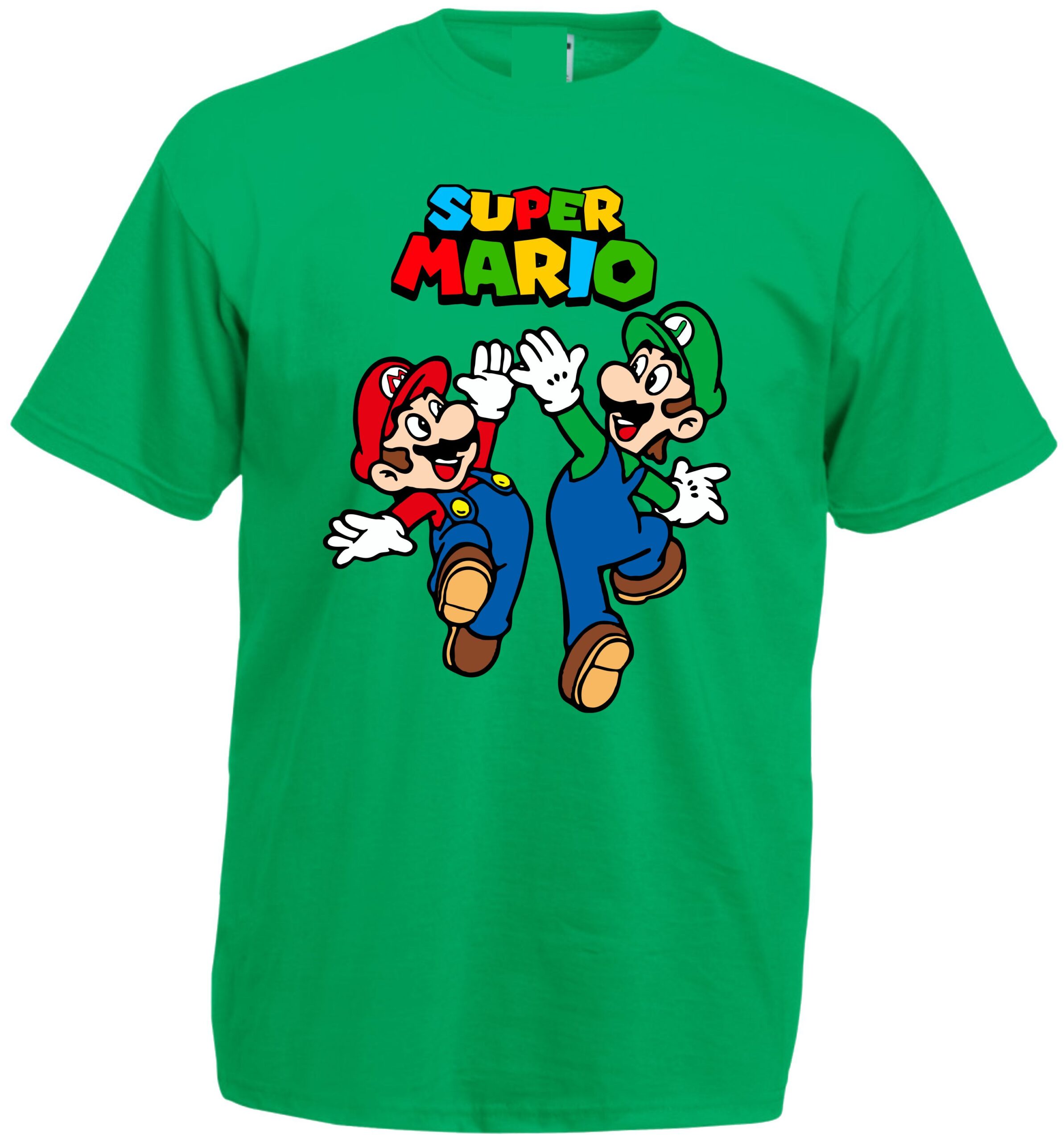 Super Mario & Luigi Retro Graphic T-Shirt - Image 4