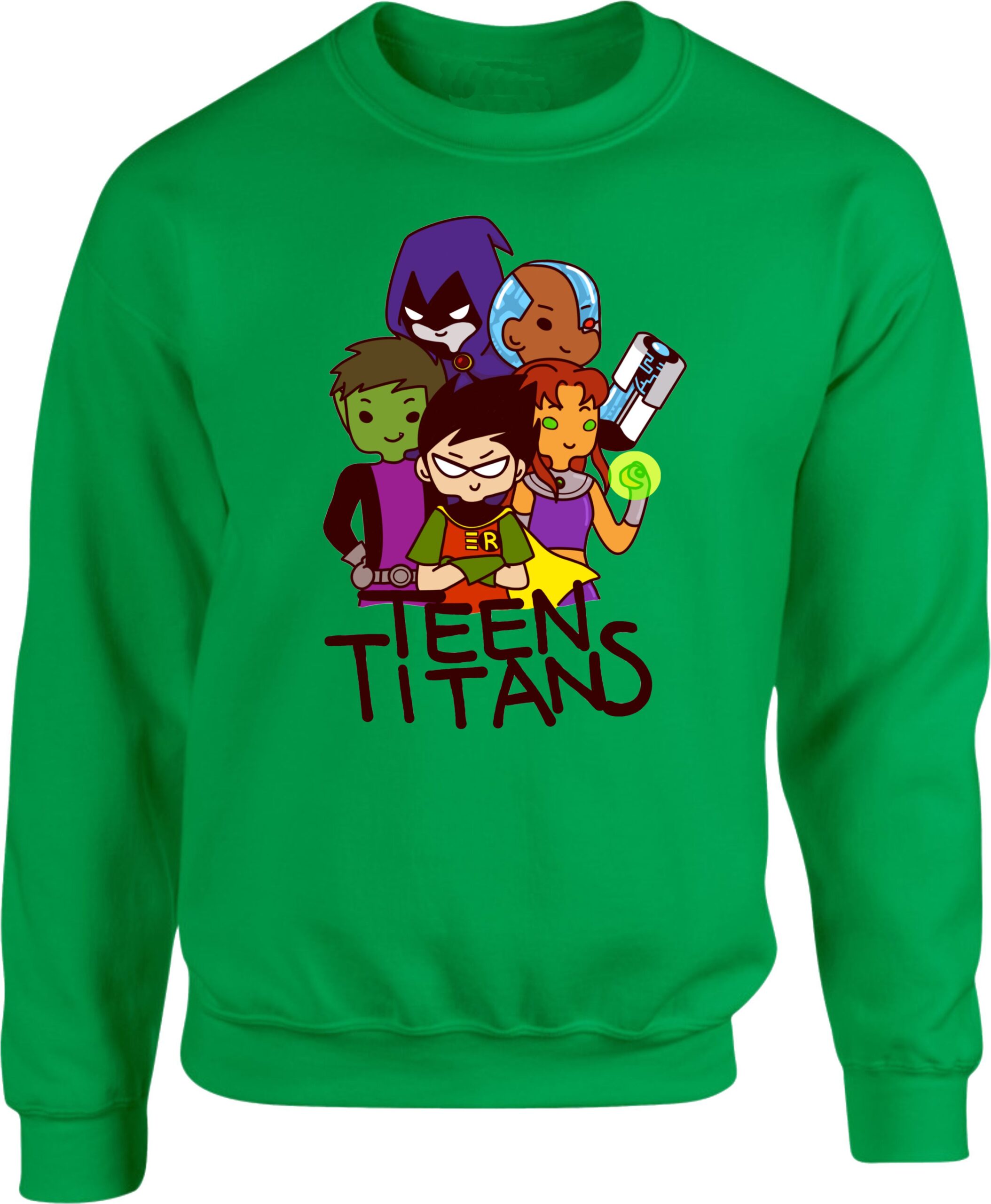 Classic Teen Titans Cartoon Graphic Sweatshirt - Image 3