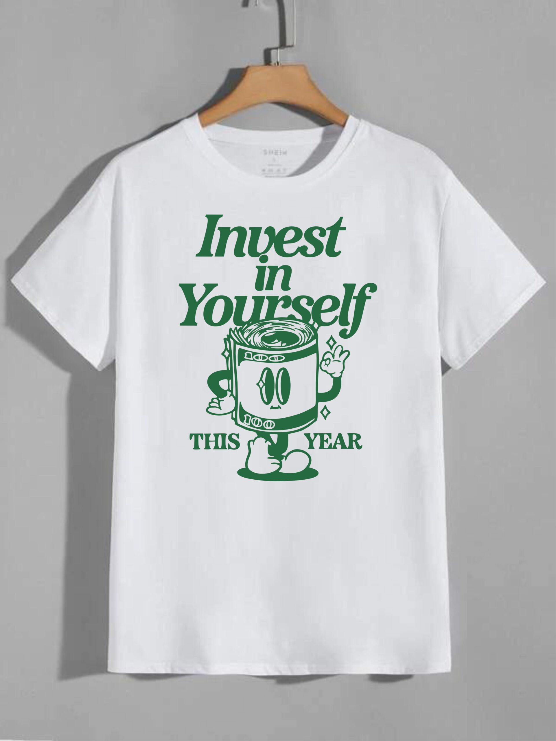 Invest in Yourself Money Character Tee