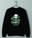 Meditating Skeleton Escape Sweatshirt