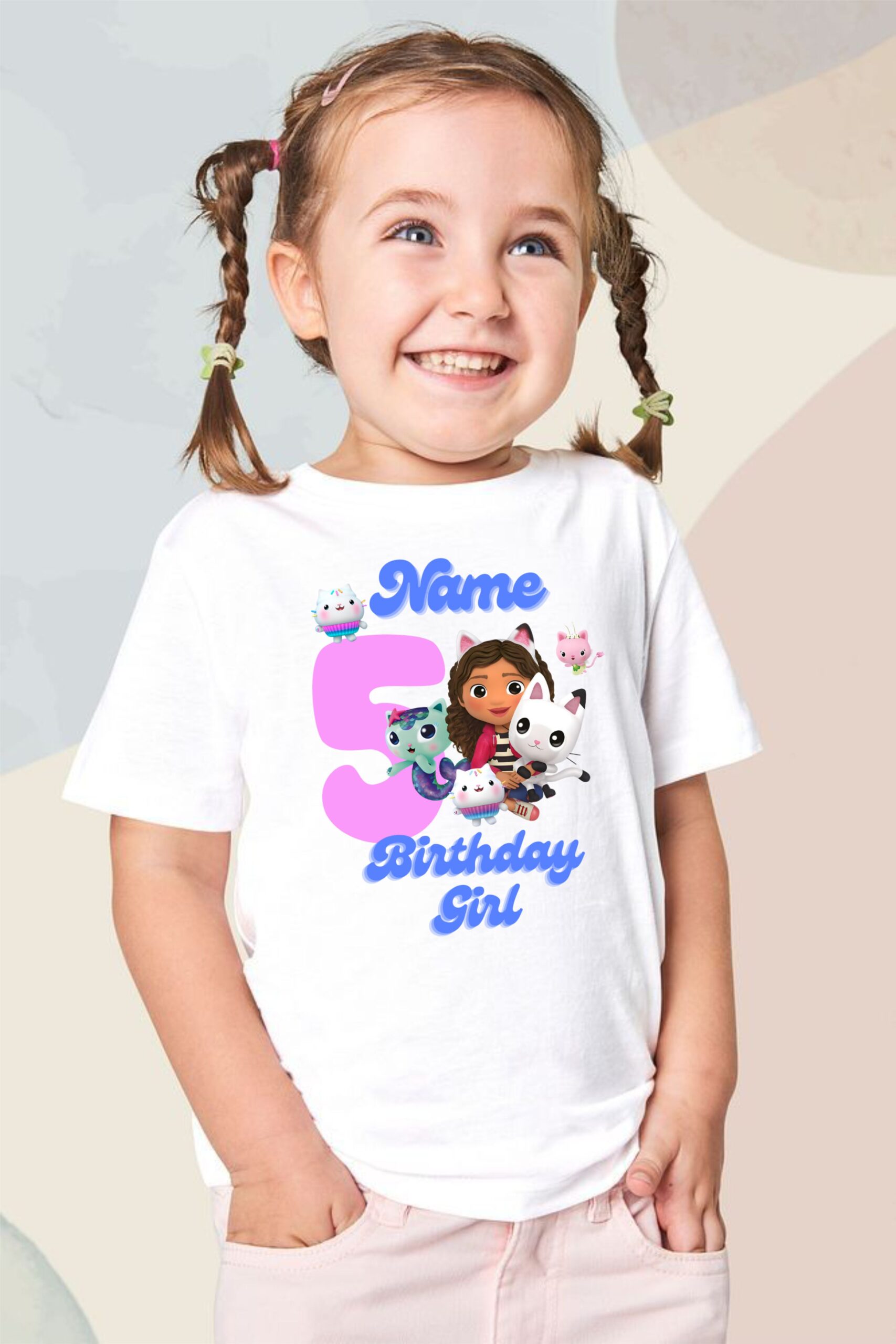 My Birthday Personalized Kitty T-Shirt