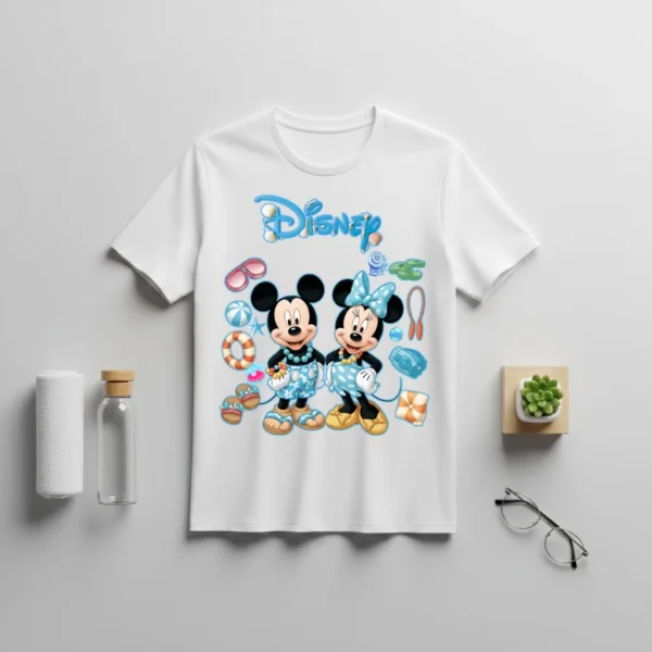 Mickey And Minnie Beach Vacation T-Shirt