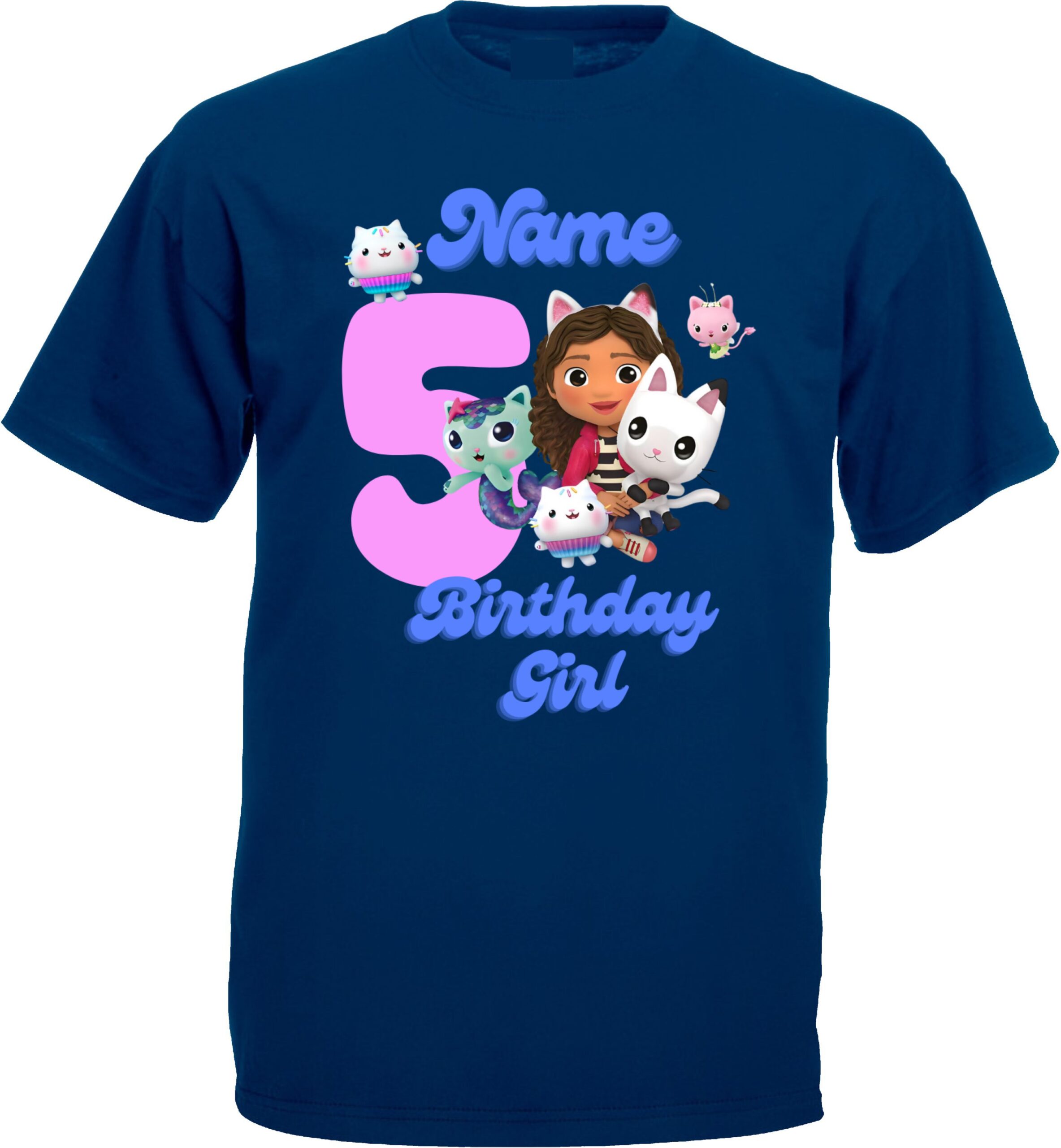 My Birthday Personalized Kitty T-Shirt - Image 4