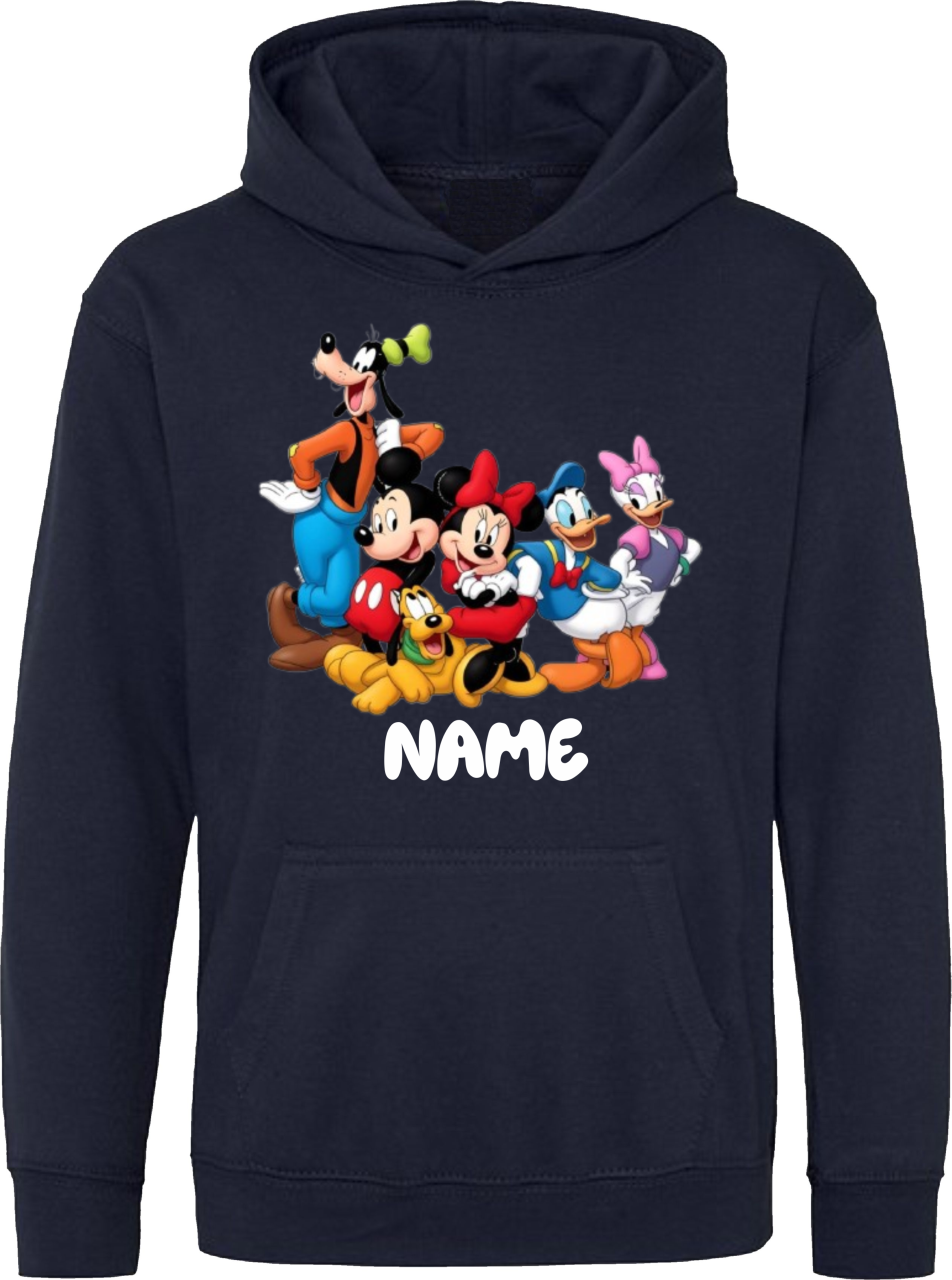 Custom Name Disney Squad White Pullover Hoodie - Image 6
