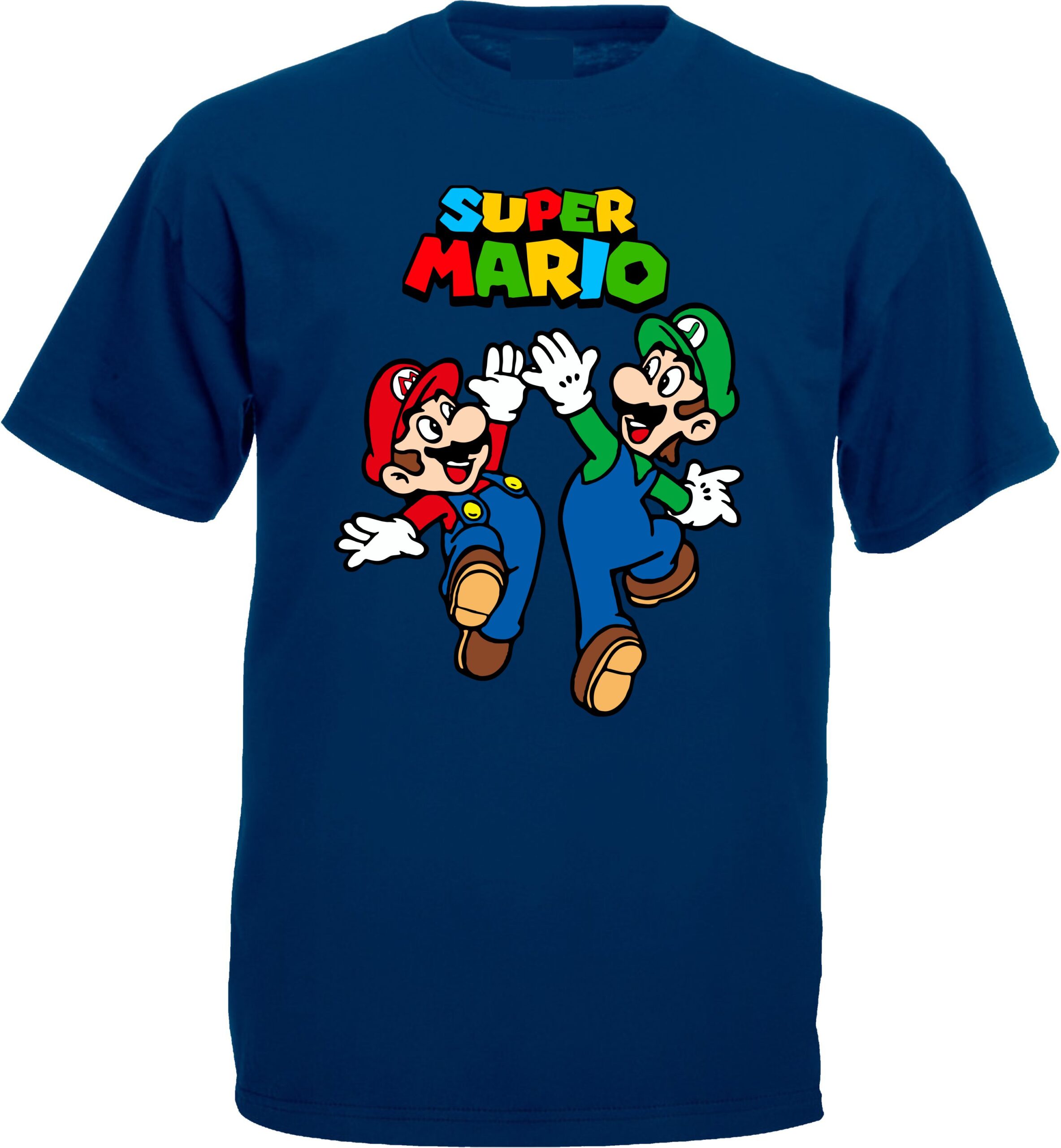 Super Mario & Luigi Retro Graphic T-Shirt - Image 5
