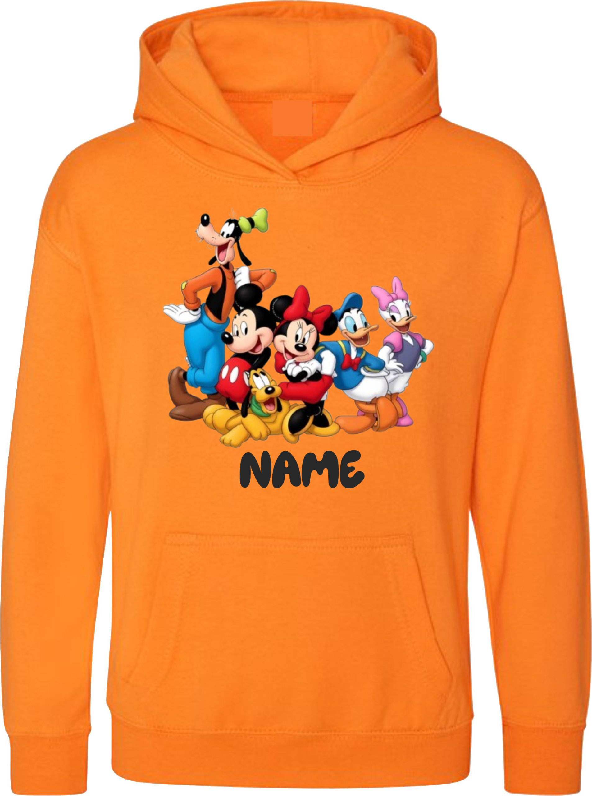 Custom Name Disney Squad White Pullover Hoodie - Image 7