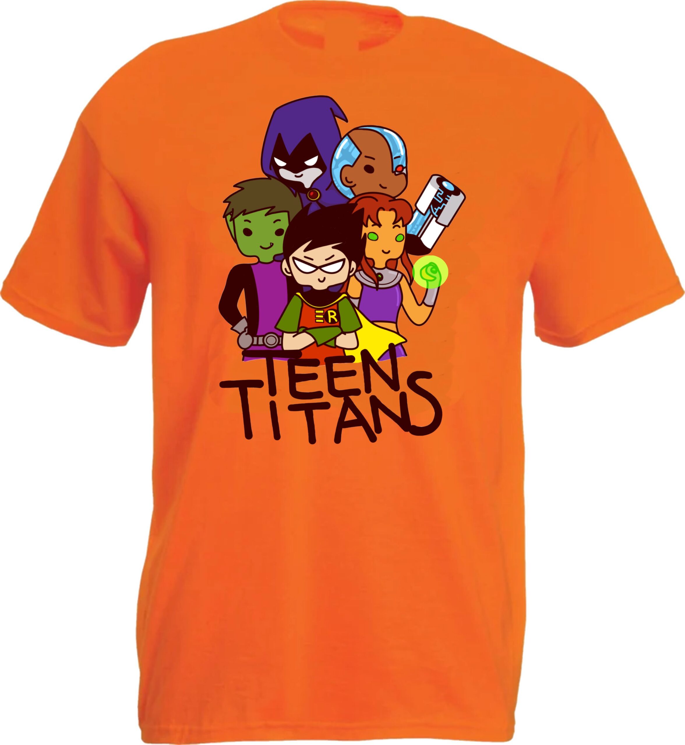 Teen Titans Chibi Squad Graphic T-Shirt - Image 4