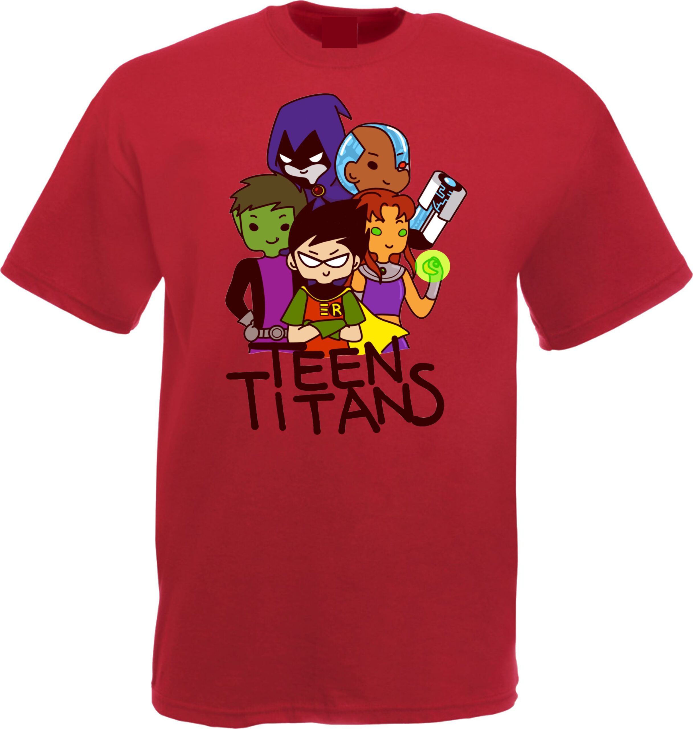 Teen Titans Chibi Squad Graphic T-Shirt - Image 5