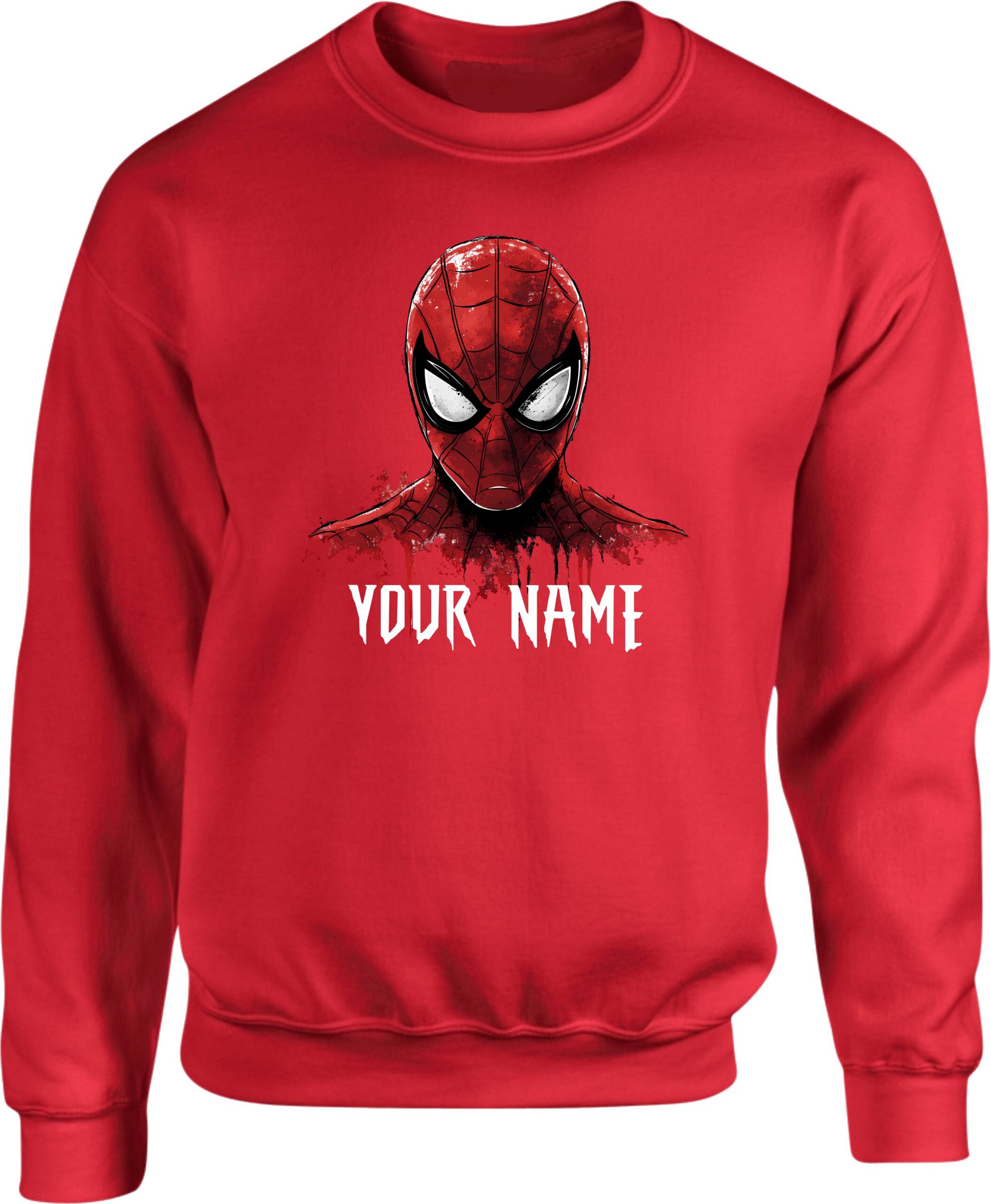 Spider-Man Custom Name Unisex Sweatshirt - Image 7