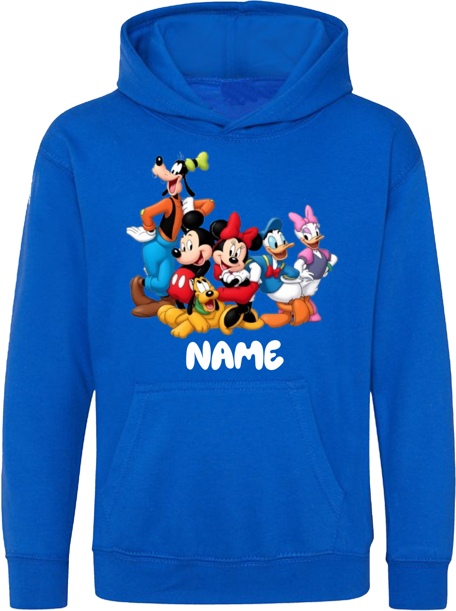 Custom Name Disney Squad White Pullover Hoodie - Image 9