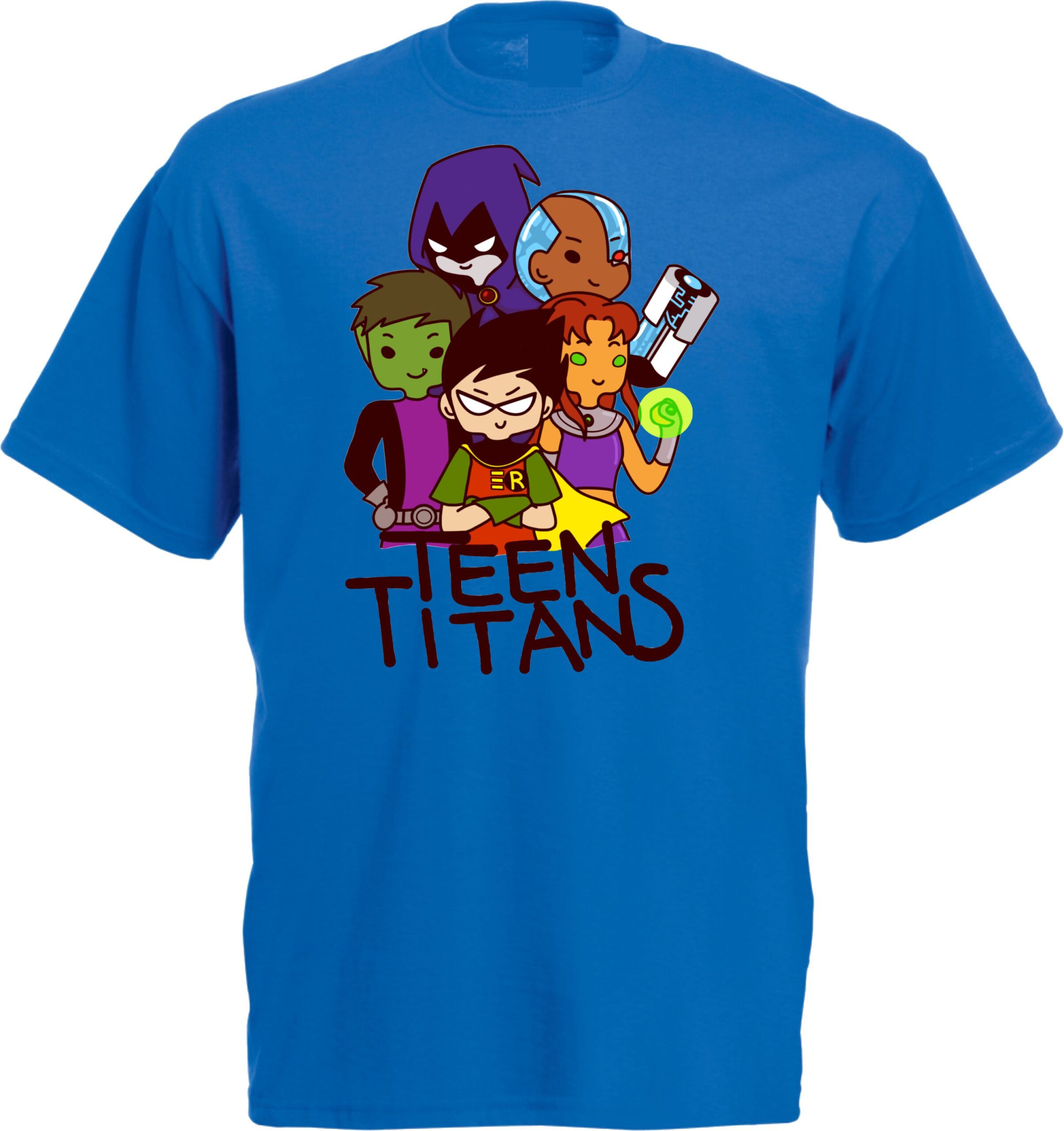 Teen Titans Chibi Squad Graphic T-Shirt - Image 6