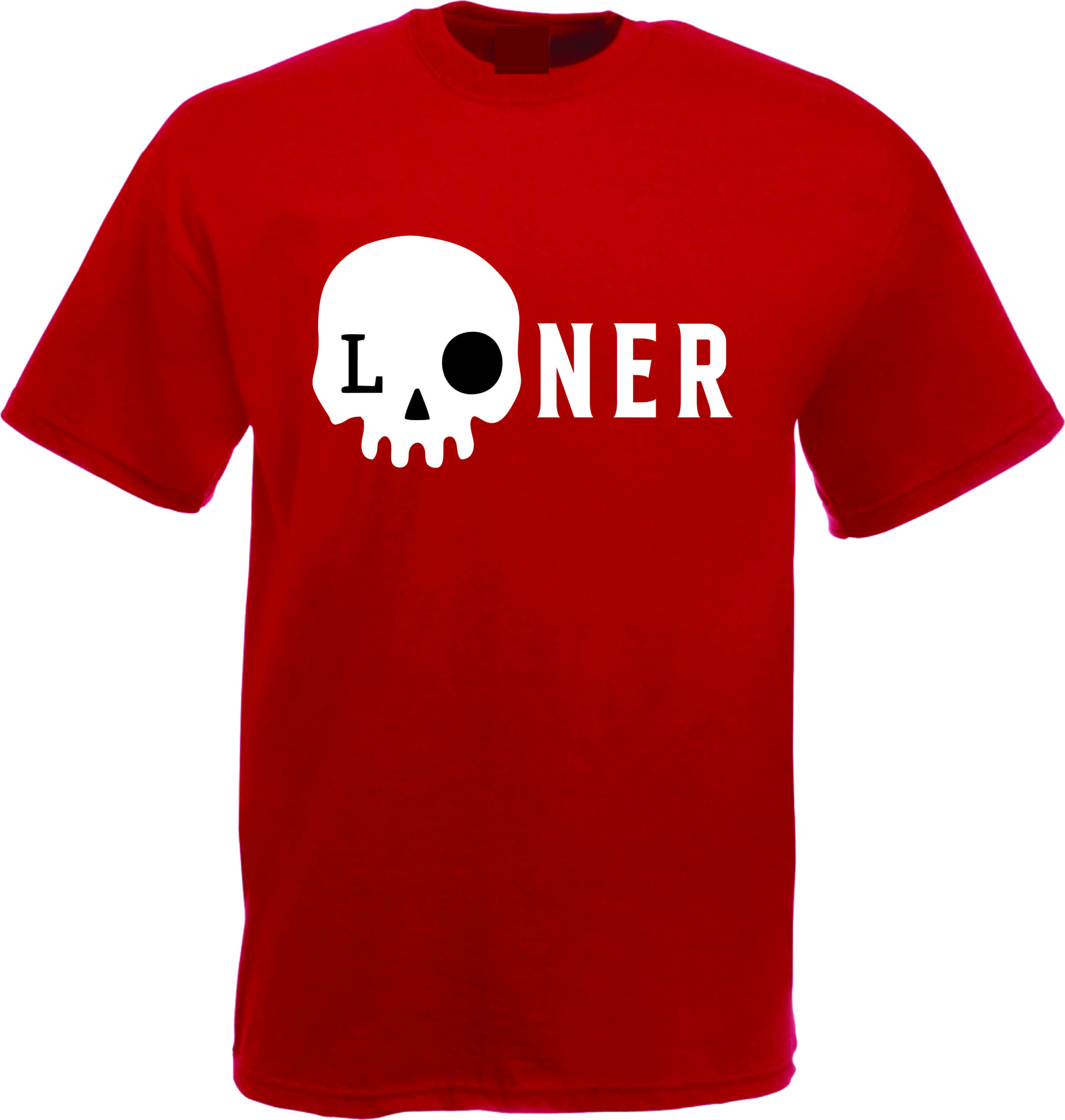Loner Skull Graphic T-Shirt - Image 6