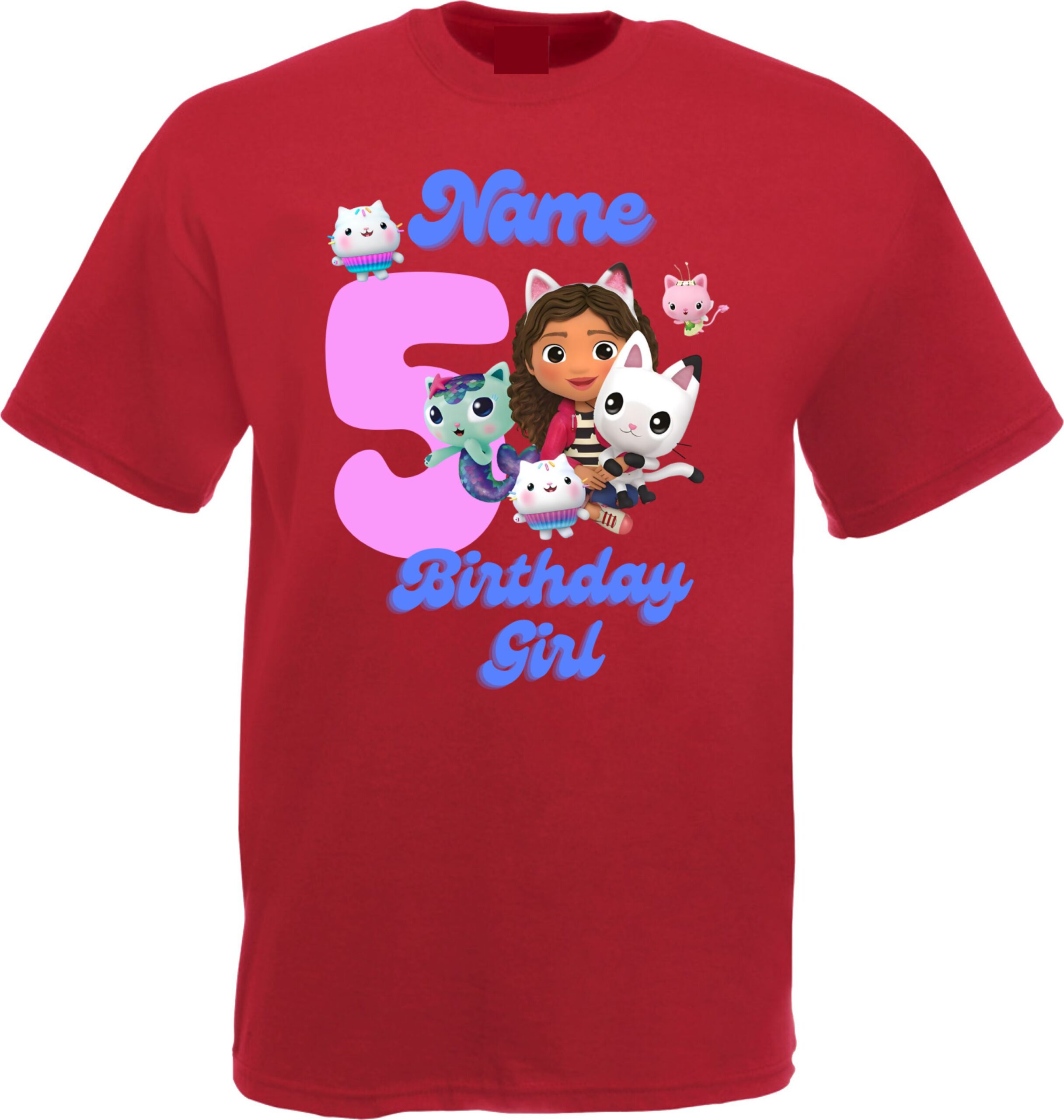 My Birthday Personalized Kitty T-Shirt - Image 5