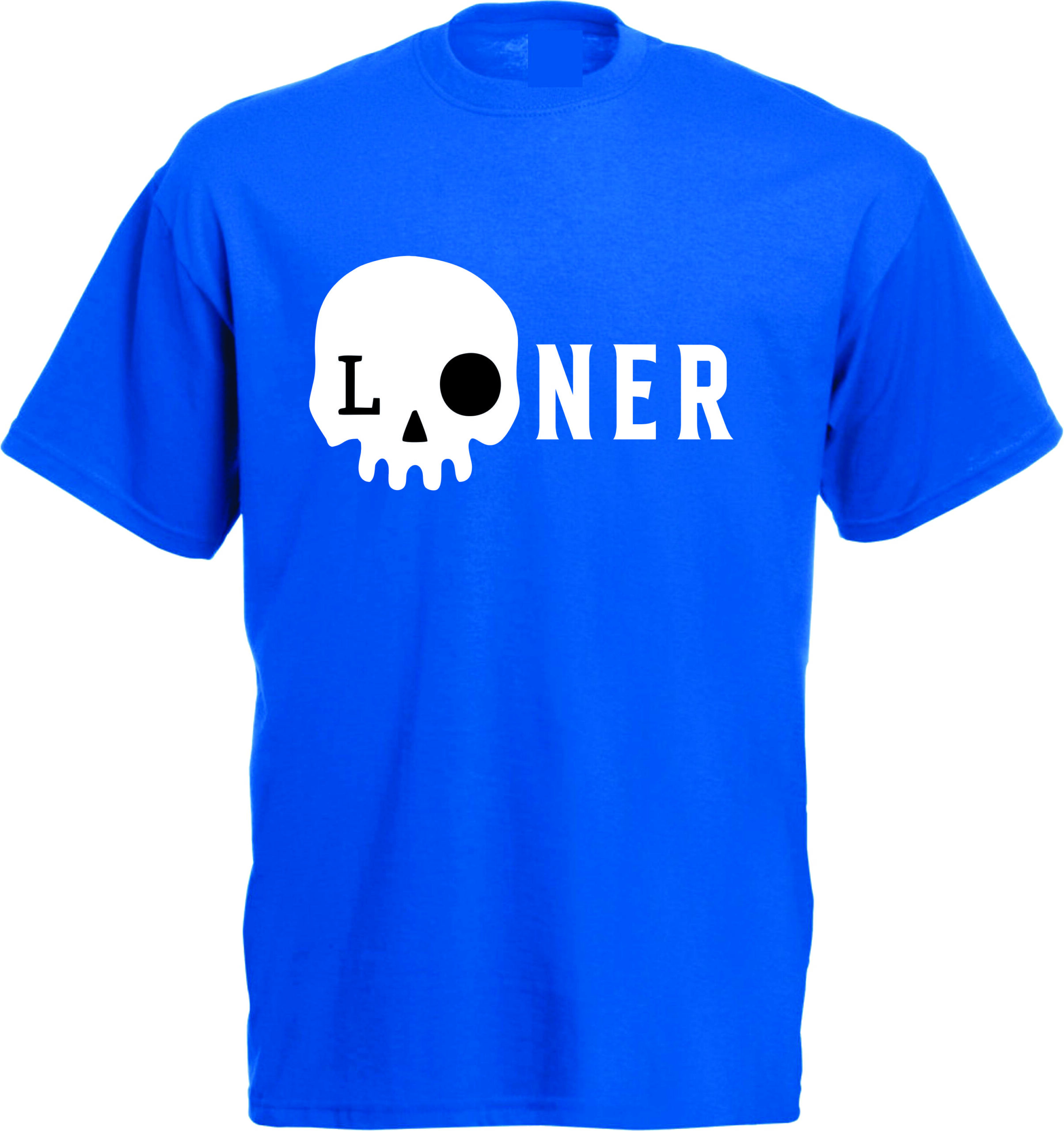 Loner Skull Graphic T-Shirt - Image 7