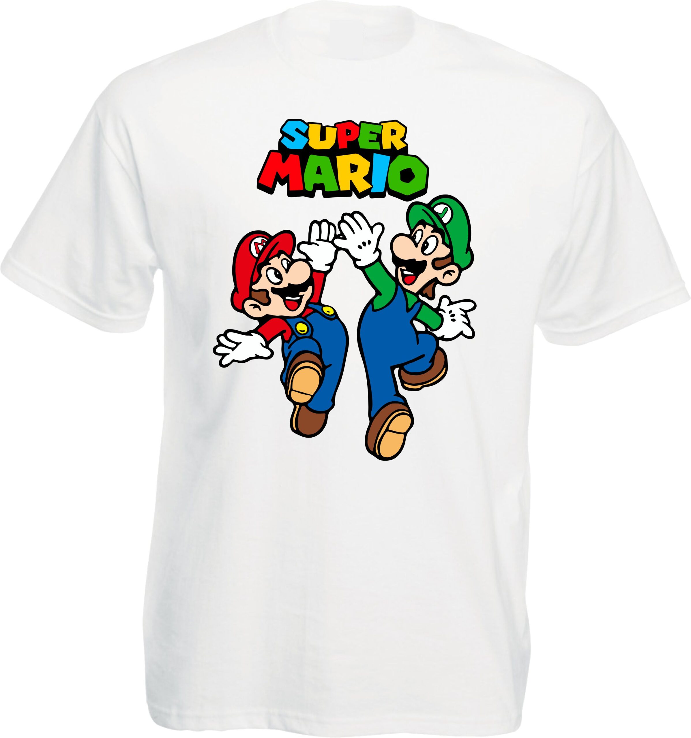 Super Mario & Luigi Retro Graphic T-Shirt - Image 9