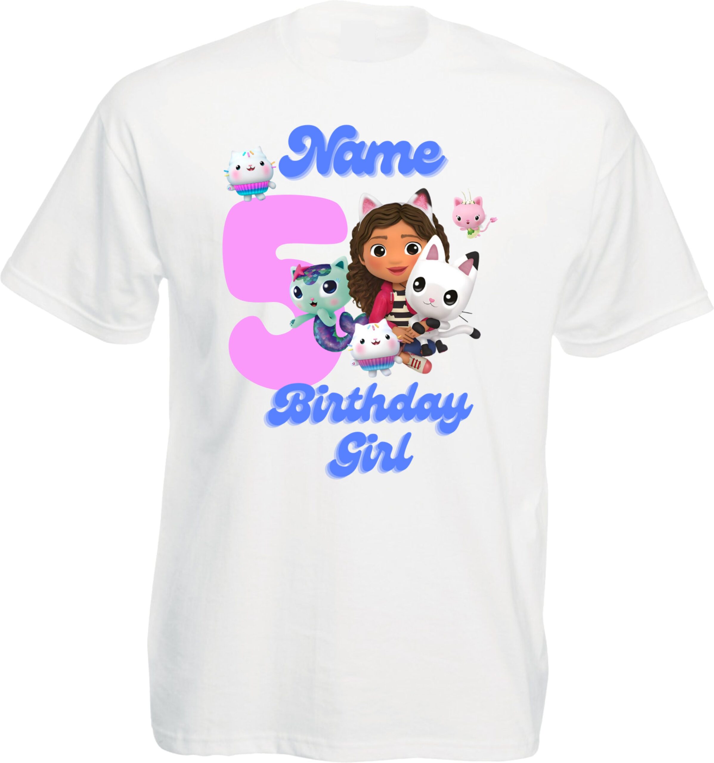My Birthday Personalized Kitty T-Shirt - Image 6