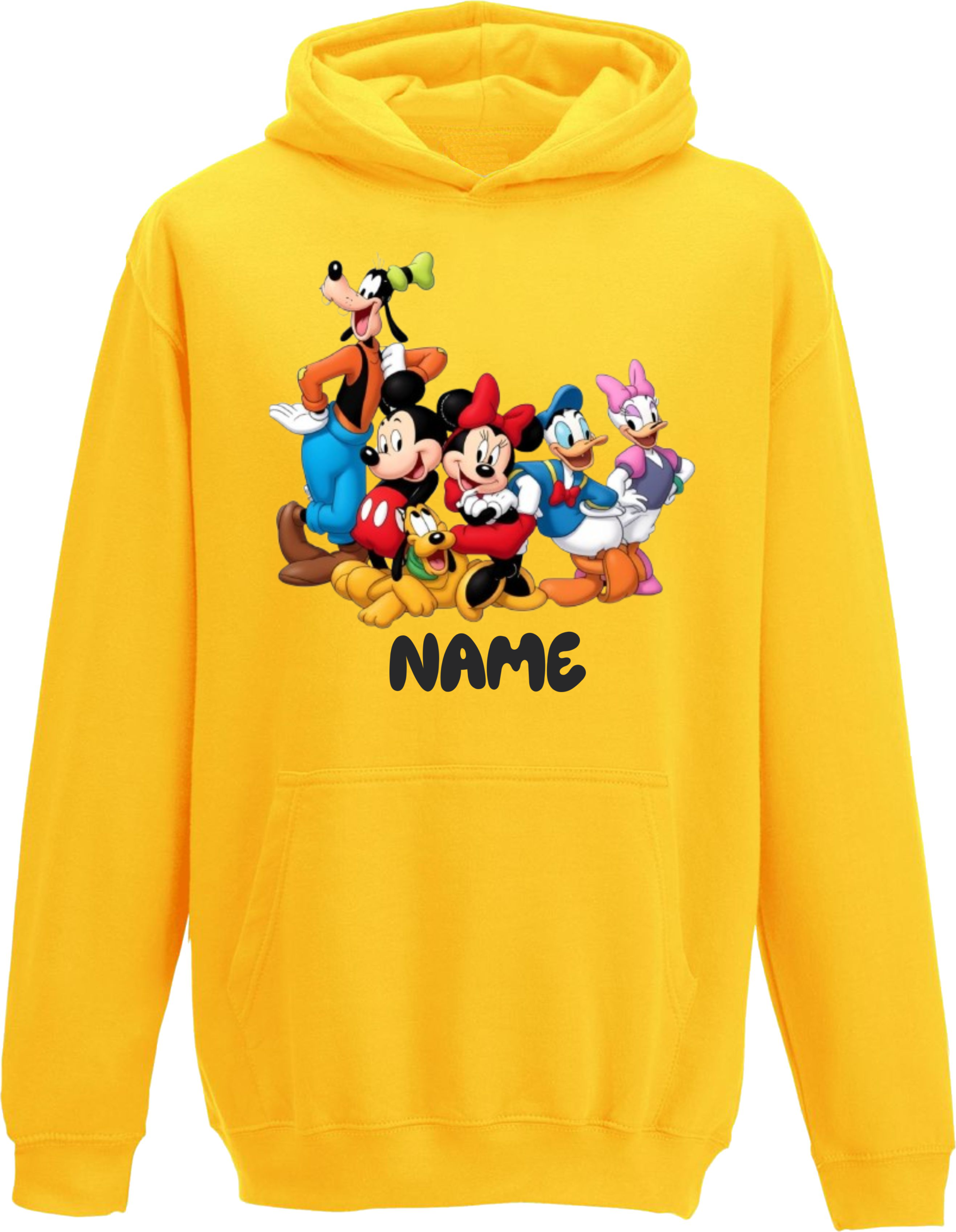 Custom Name Disney Squad White Pullover Hoodie - Image 10