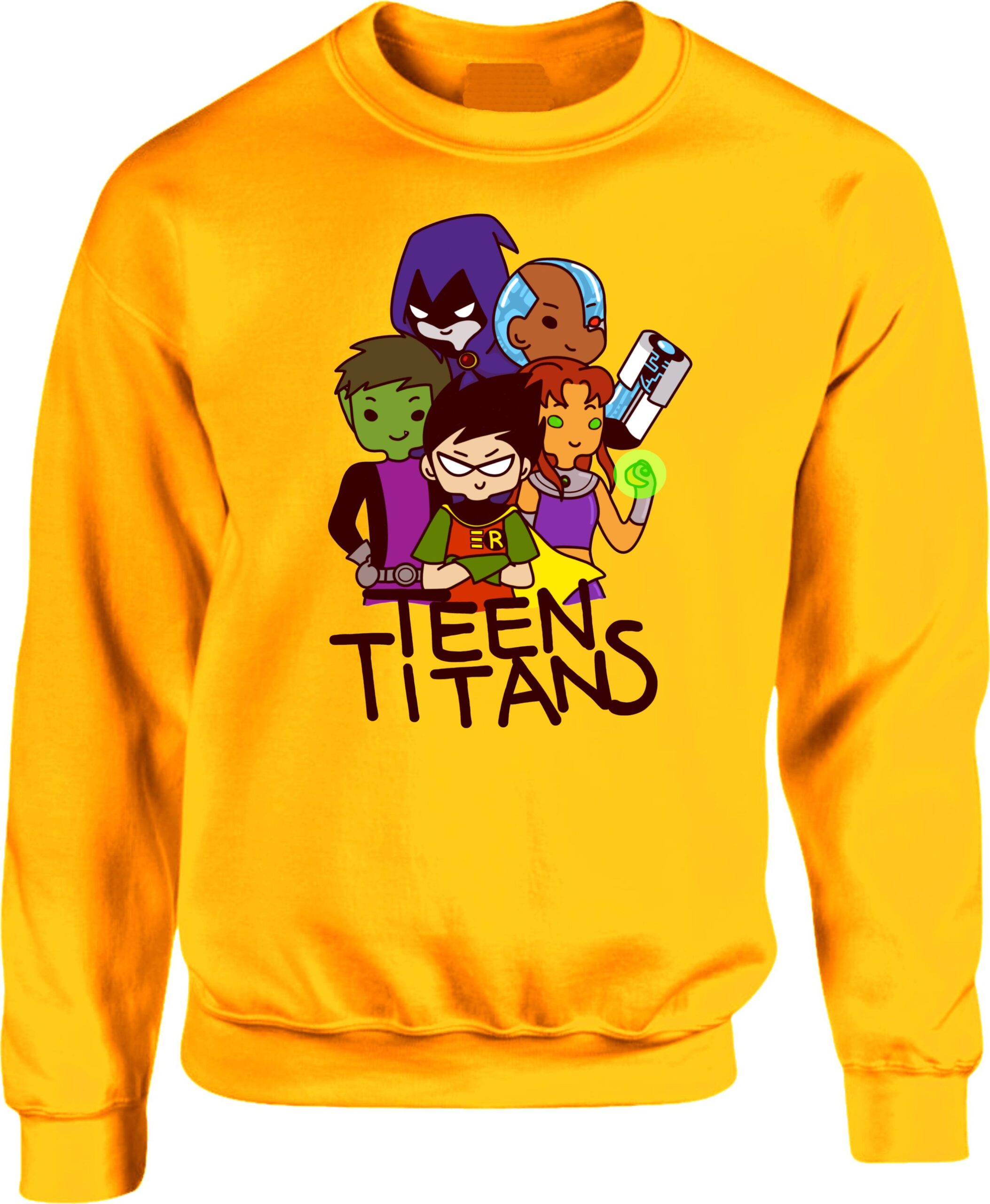 Classic Teen Titans Cartoon Graphic Sweatshirt - Image 8