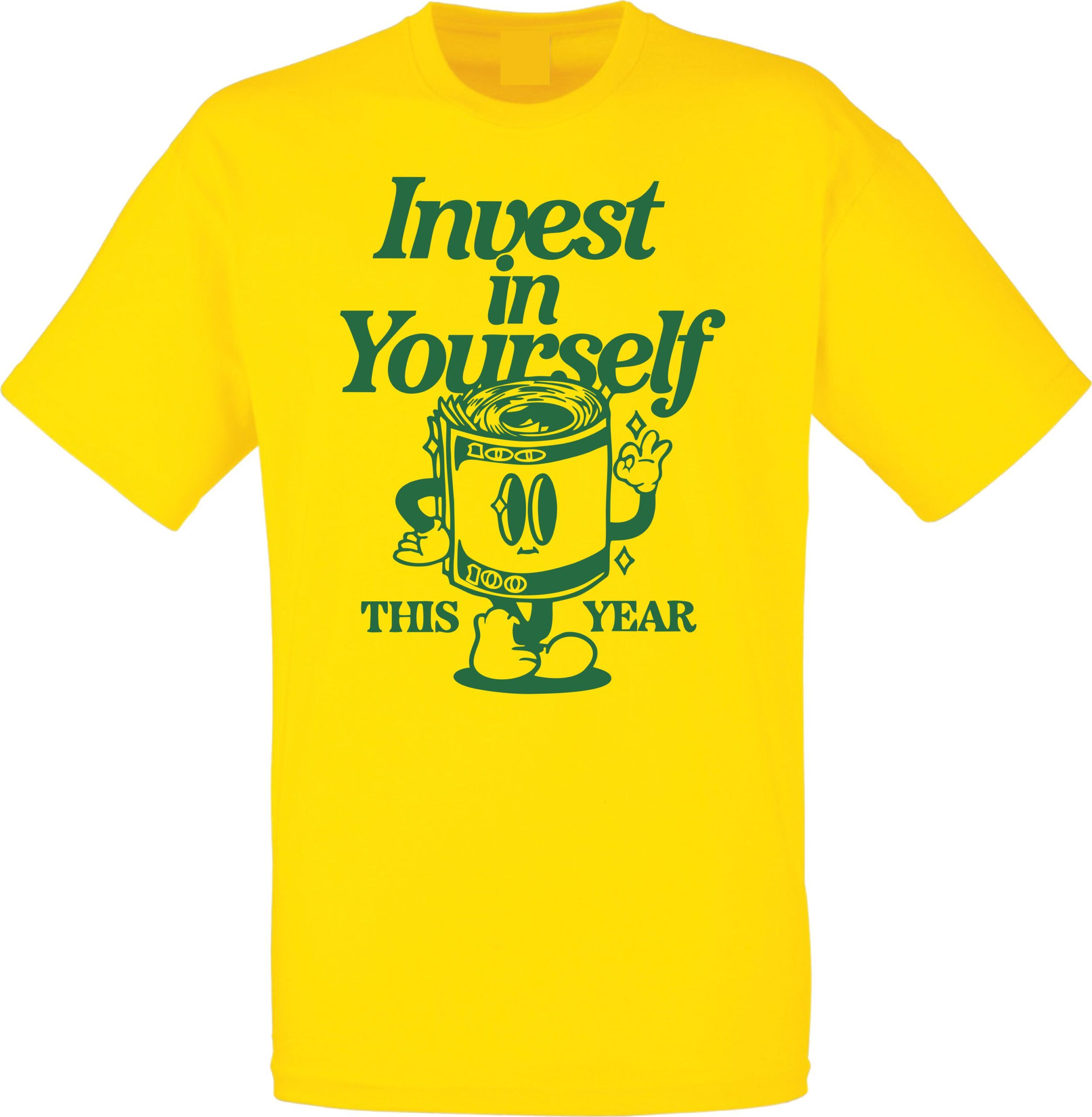 Invest in Yourself Money Character Tee - Image 7