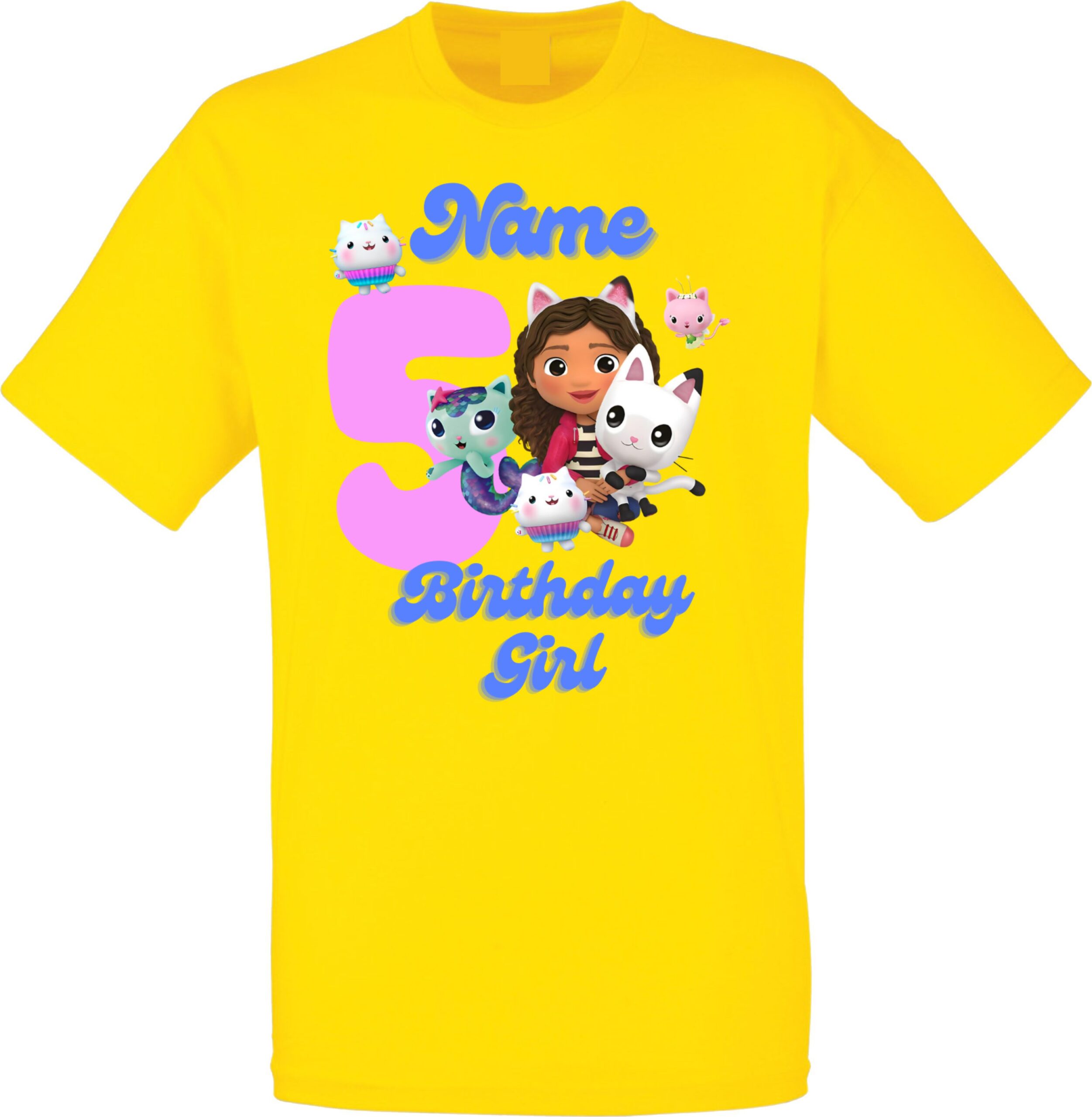 My Birthday Personalized Kitty T-Shirt - Image 7