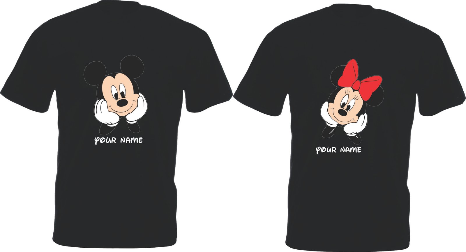 Personalized Mickey and Minnie Family Matching T-Shirt - Image 2