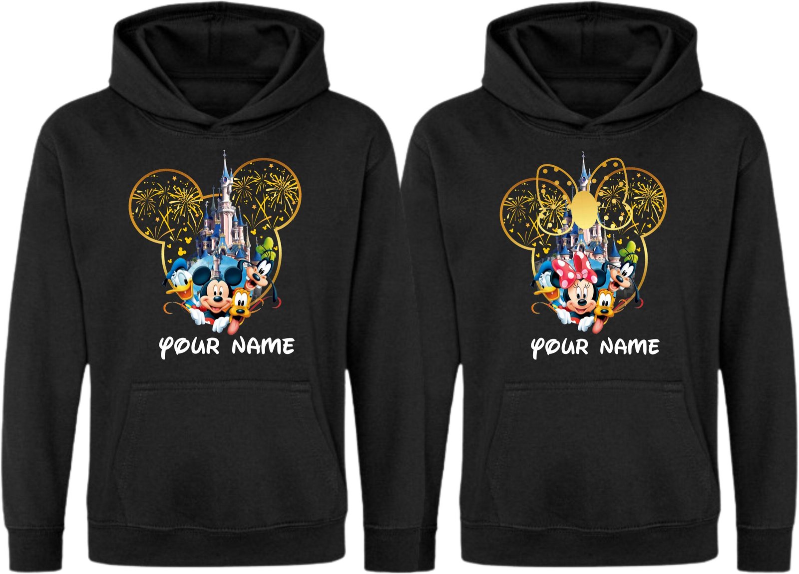 Personalized Family Matching Disney Castle Hoodies - Image 2
